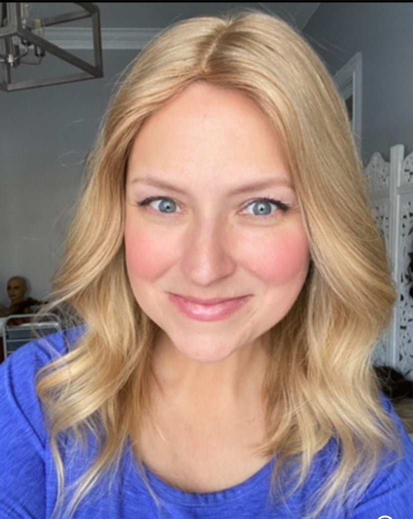 Topper- Virgin European Light Blonde, 8x8 - 15-17”