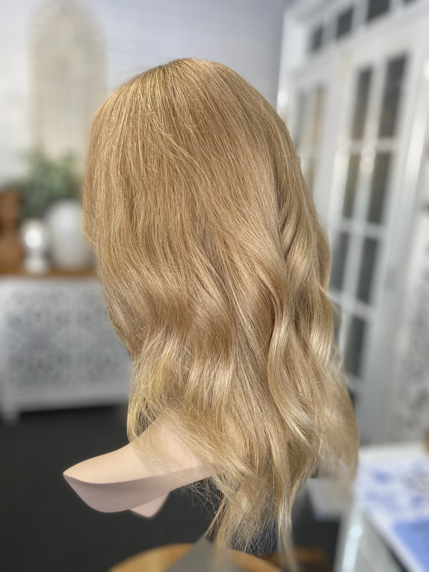 Topper- Virgin European Light Blonde, 8x8 - 15-17”