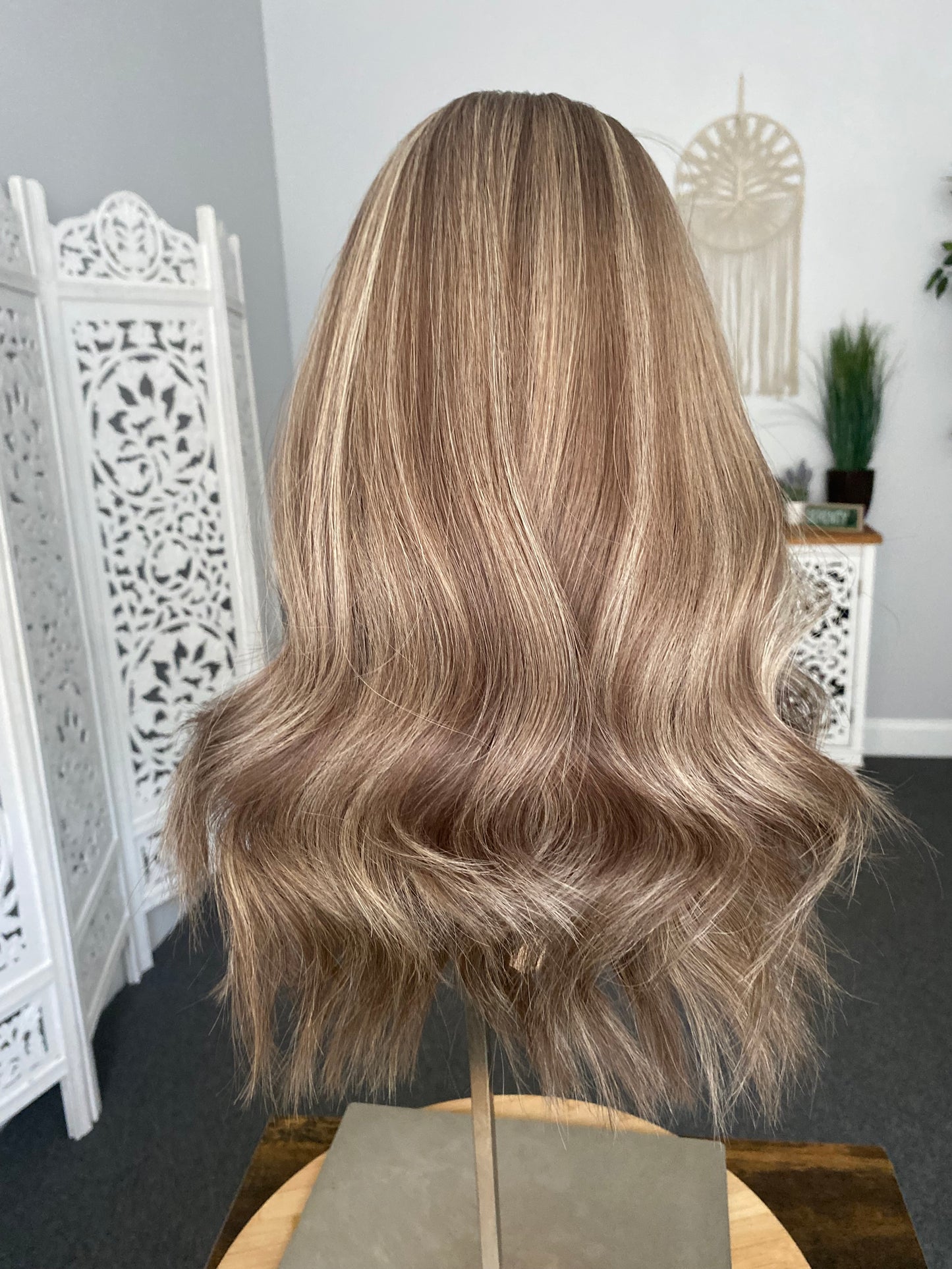 Pre order- available May 1st -Topper - 8x8, 17-19” Ashy dark blond
