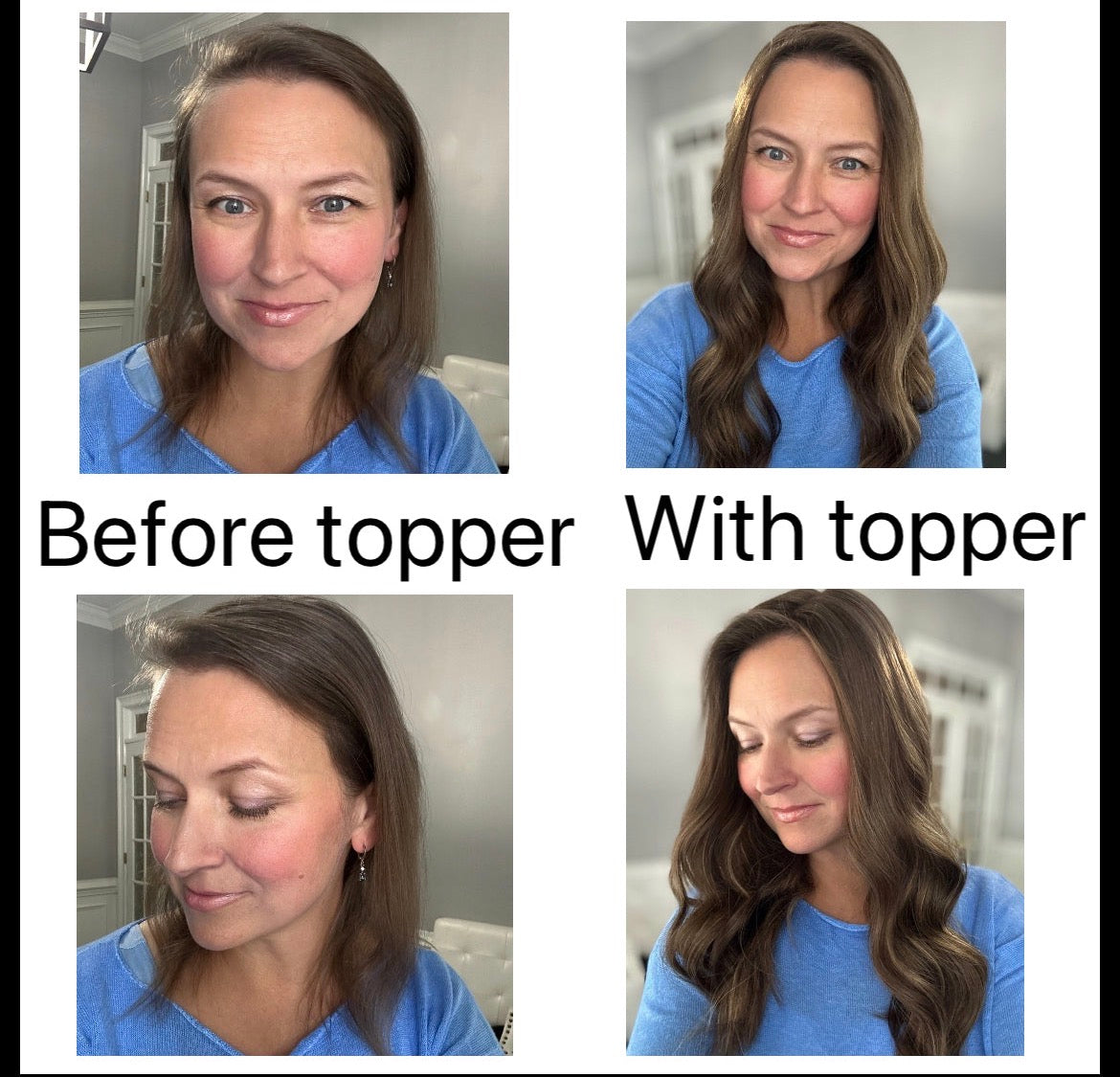 Topper- Closed lace Bonnie, 8x8, 16-18”