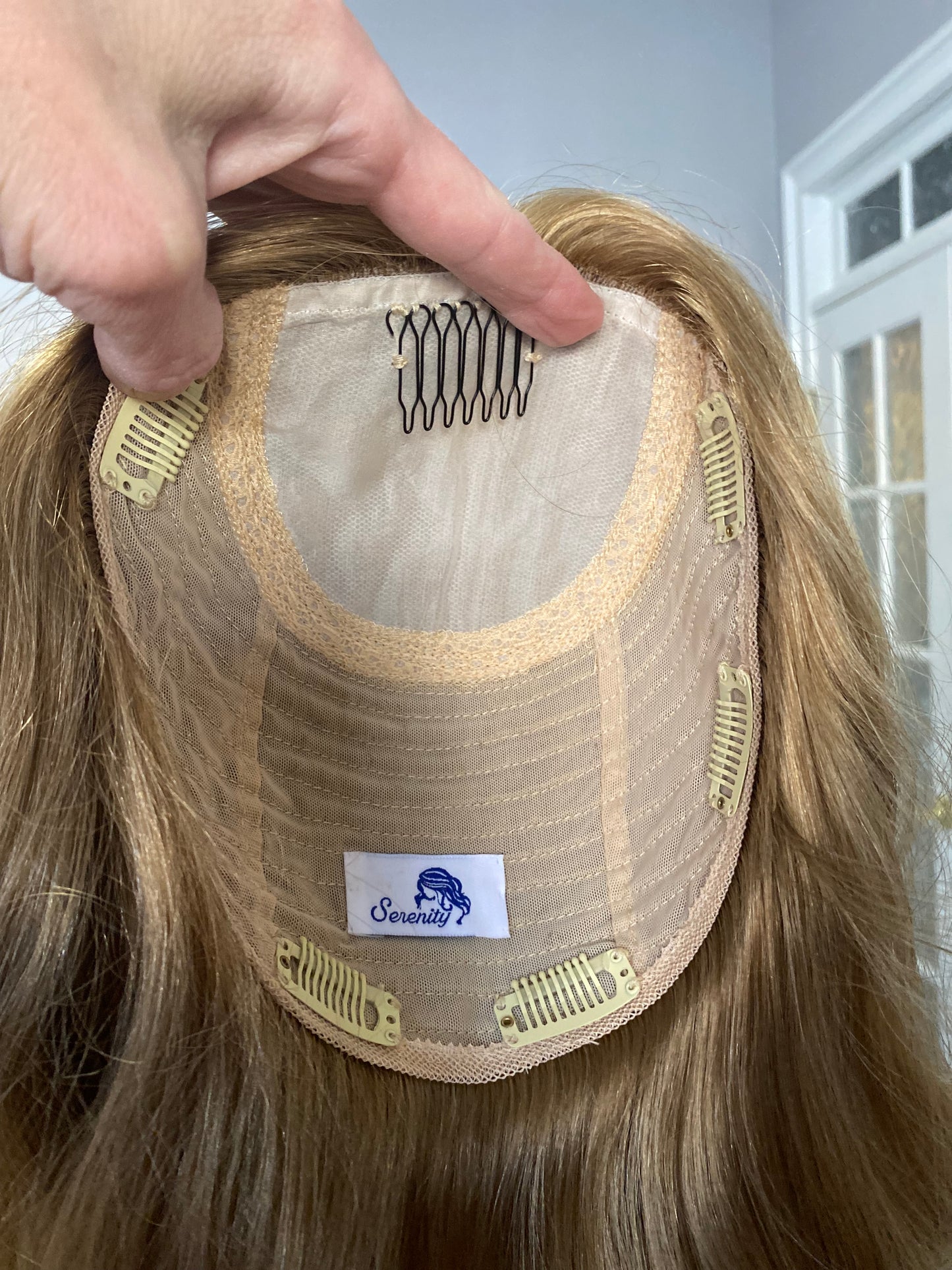 Topper- Virgin European Light Blonde, 8x8 - 15-17”