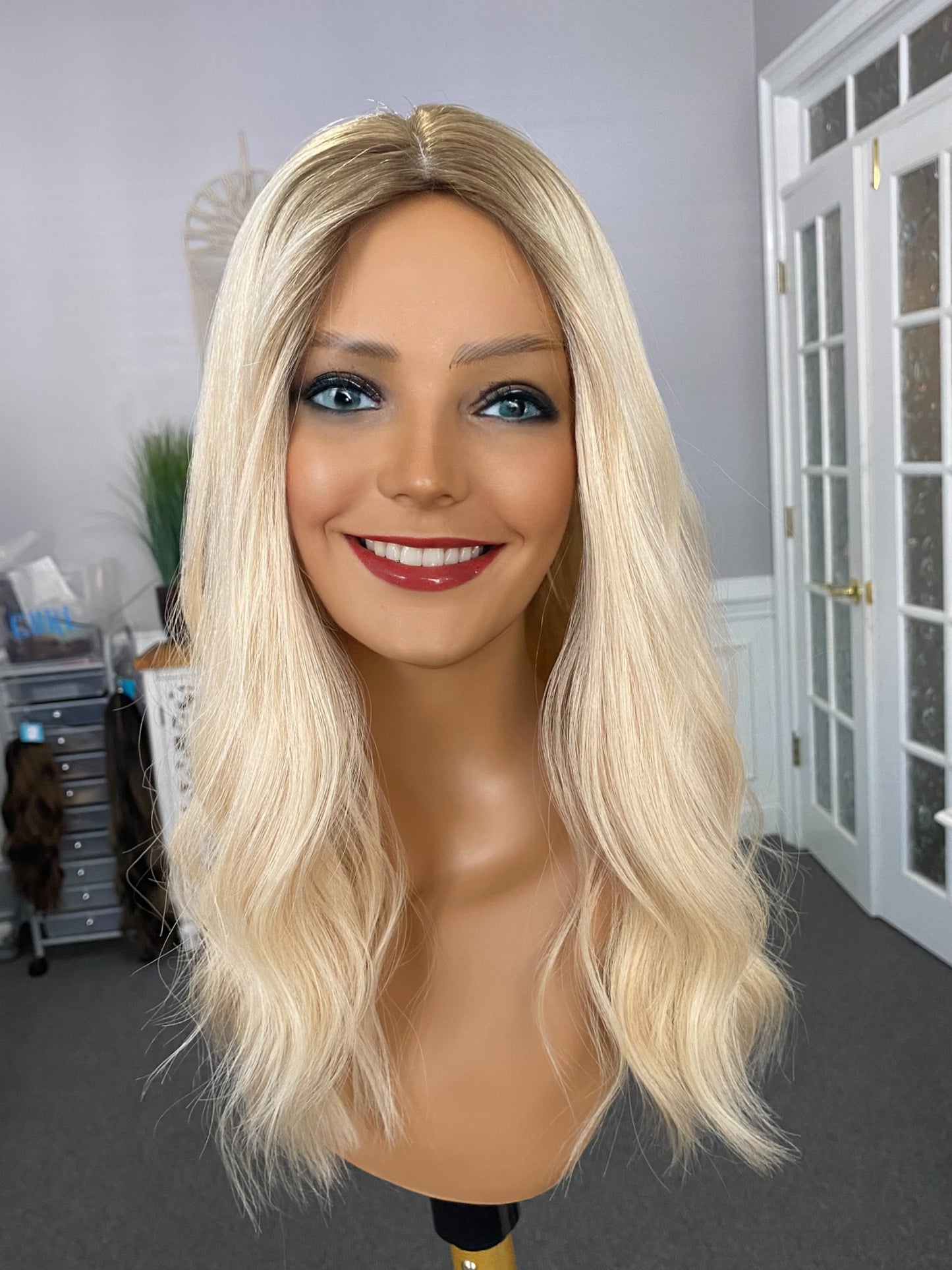 Available April 5- Topper Level 8/9 blond 16-20", 8x8 cap, 17-18"