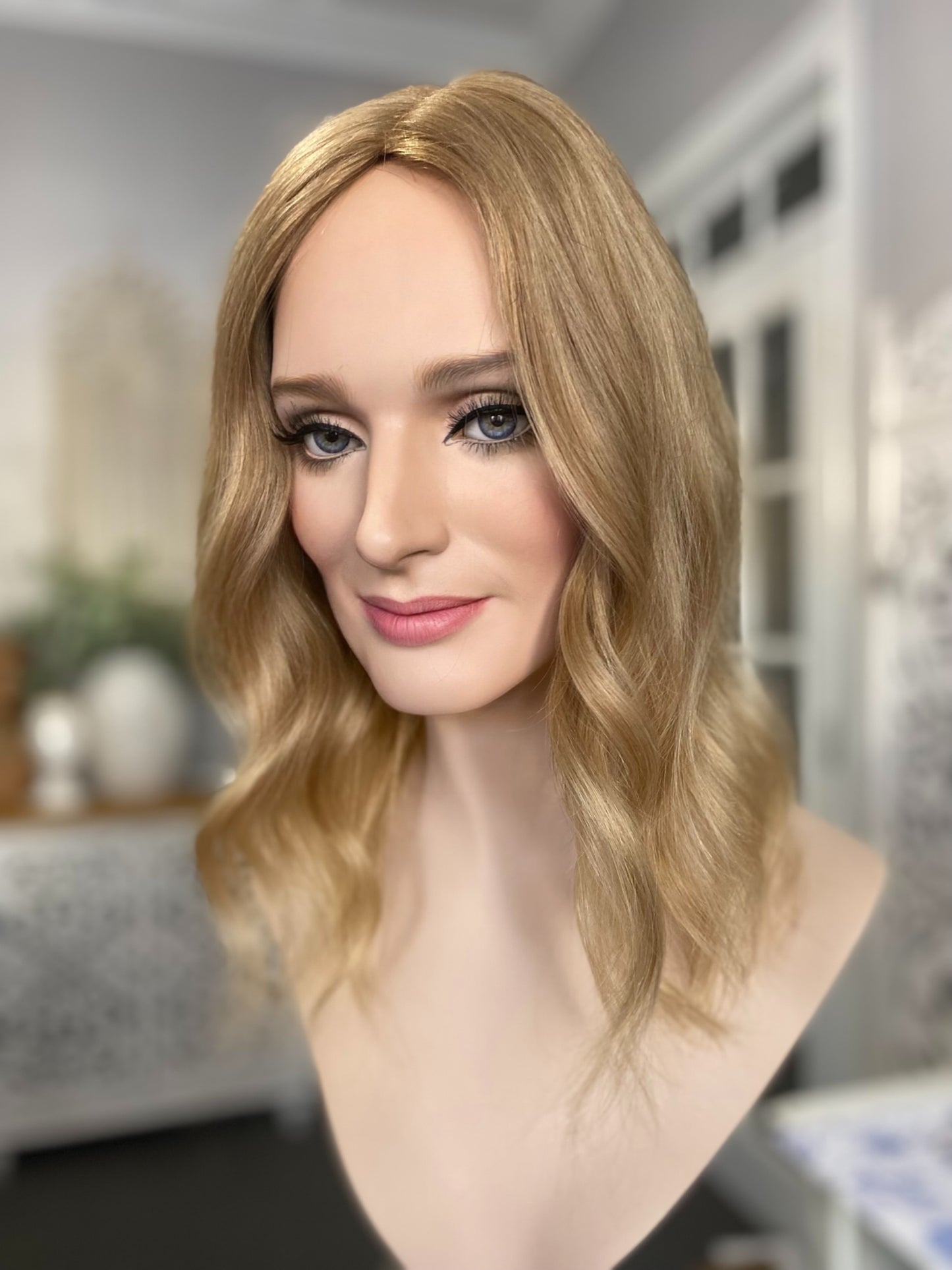 Topper- Virgin European Light Blonde, 8x8 - 15-17”