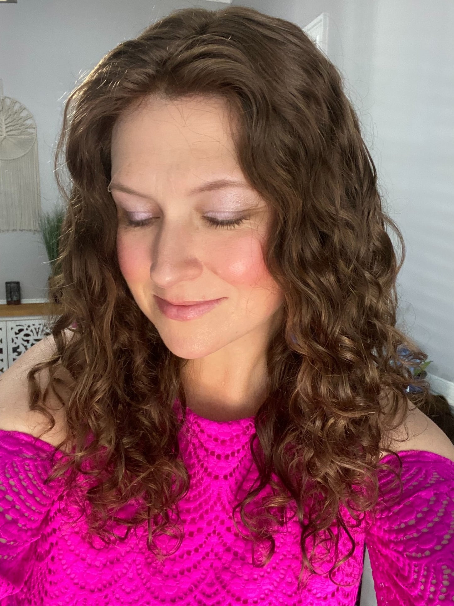 Full Wig- Naturally Curly Medium Brown 13-20”