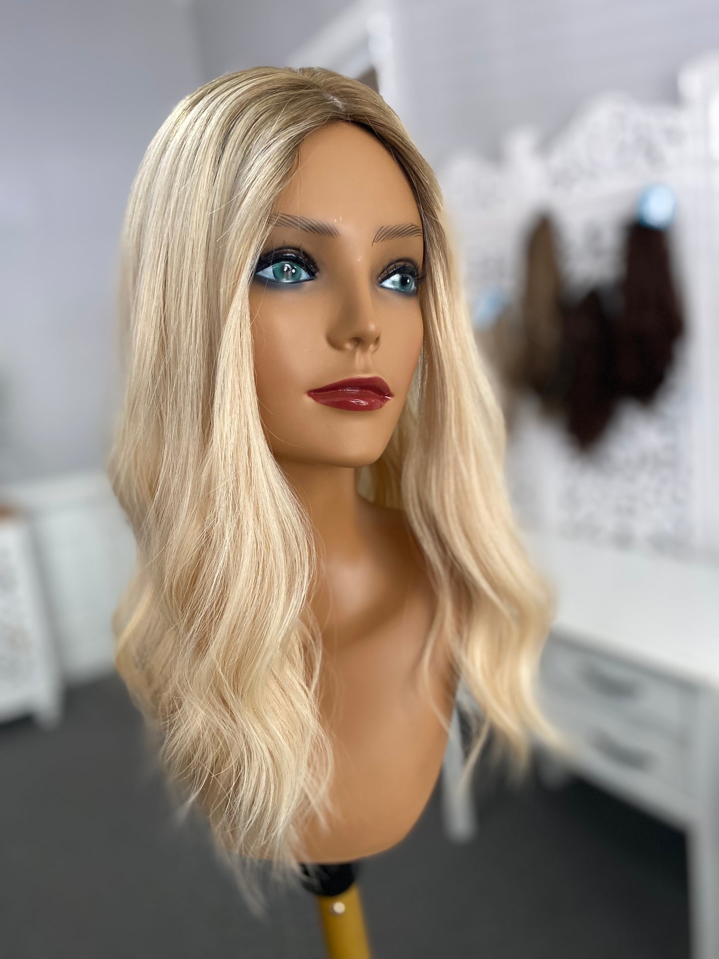 Available April 5- Topper Level 8/9 blond 16-20", 8x8 cap, 17-18"