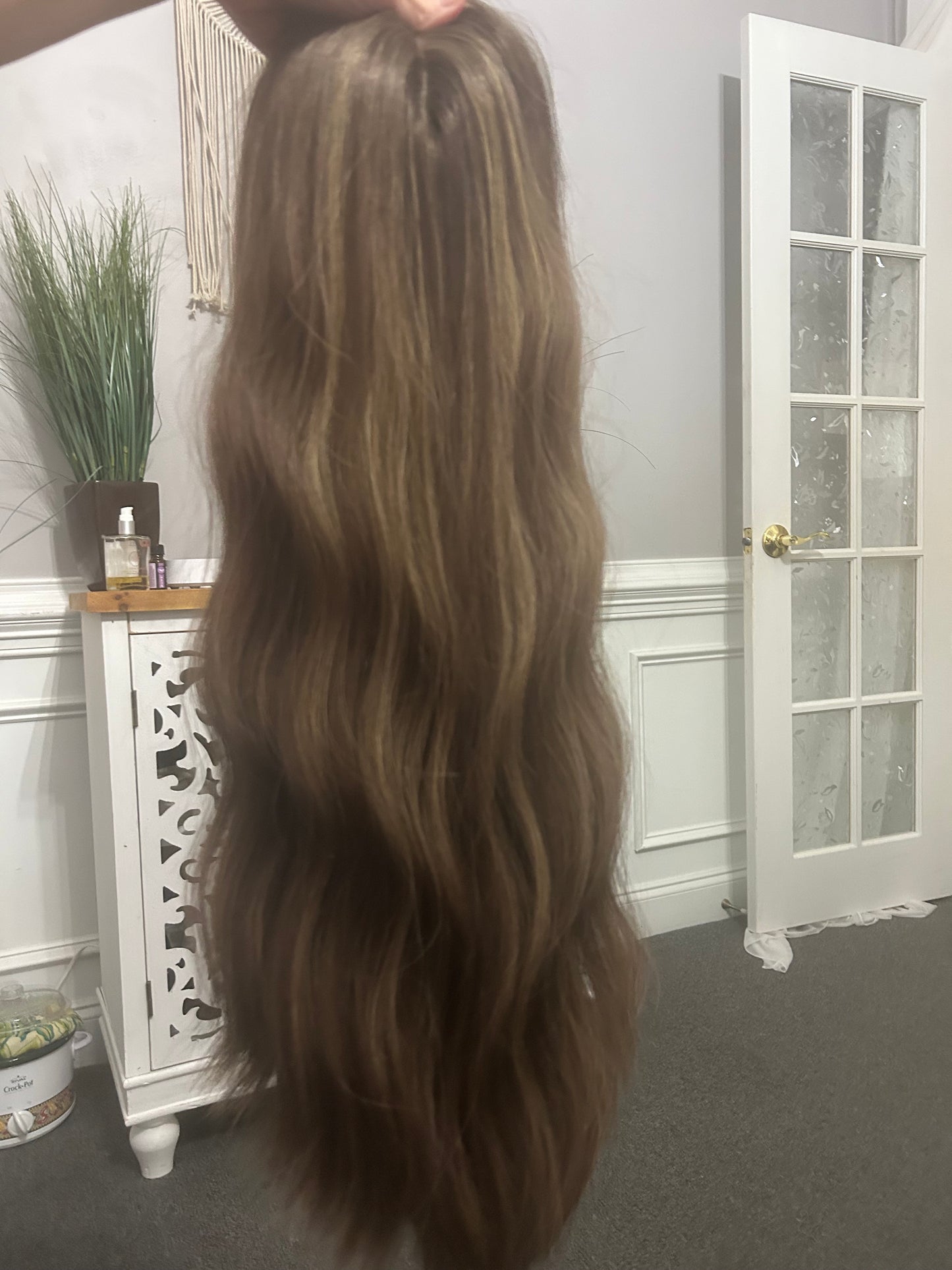 Ready to ship. Full Wig- Heather- 24”