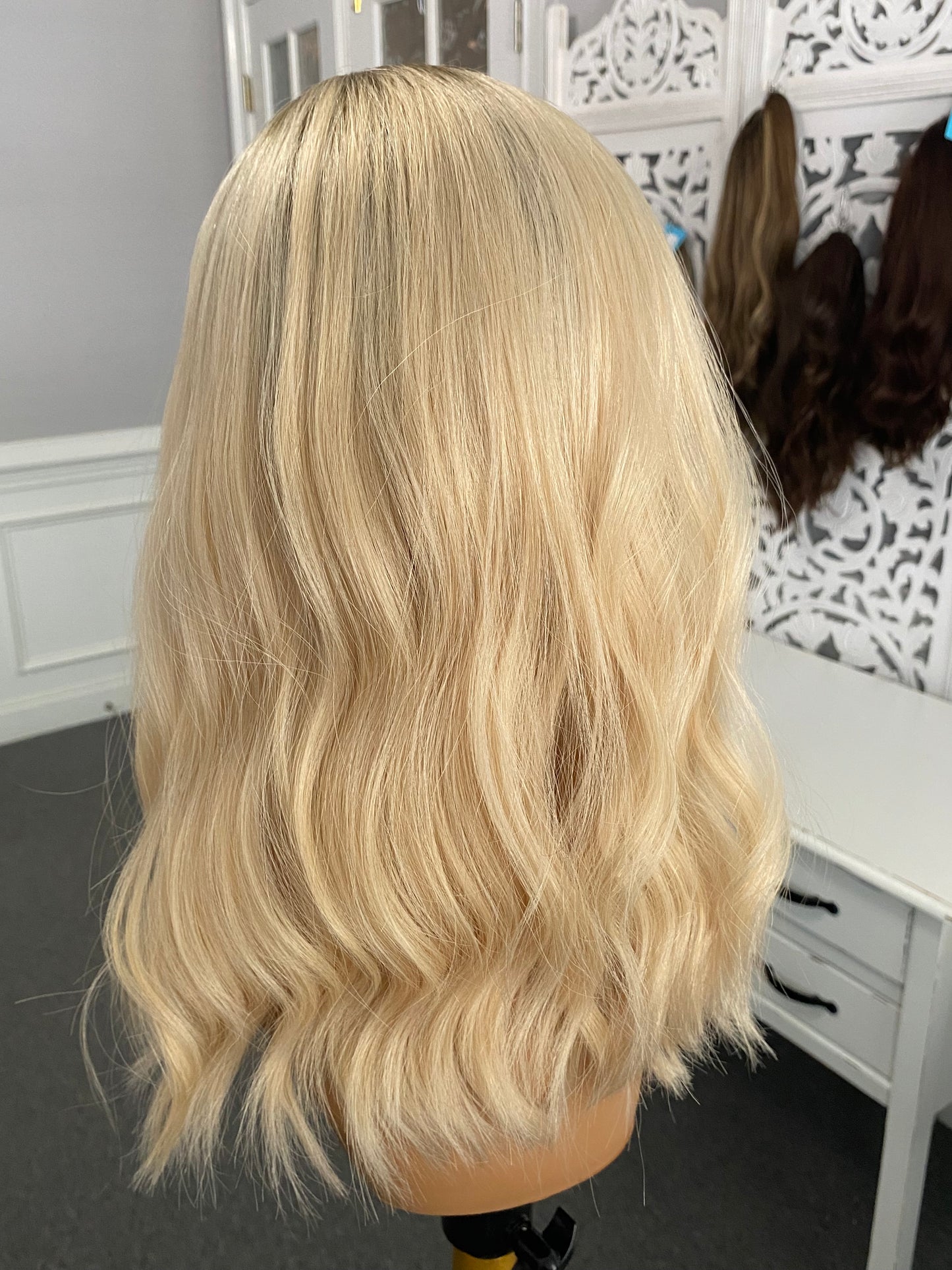 Available April 5- Topper Level 8/9 blond 16-20", 8x8 cap, 17-18"
