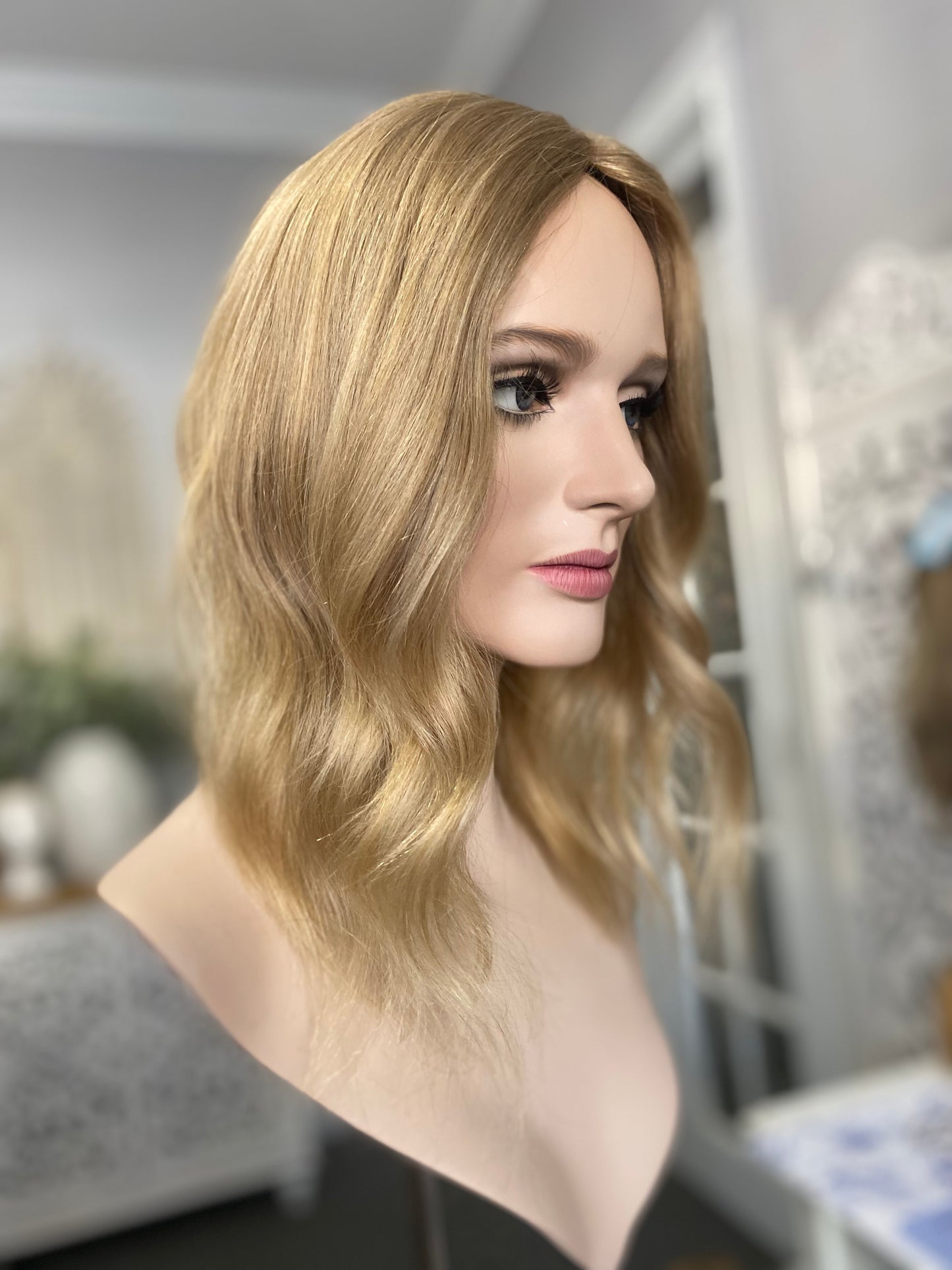 Topper- Virgin European Light Blonde, 8x8 - 15-17”