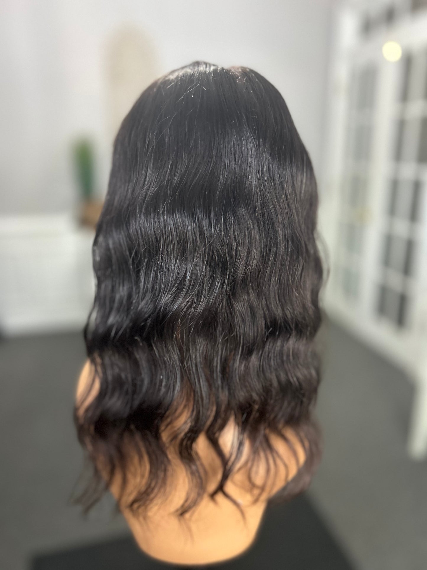 Sample topper/natural Black- 4.5x3, 15”