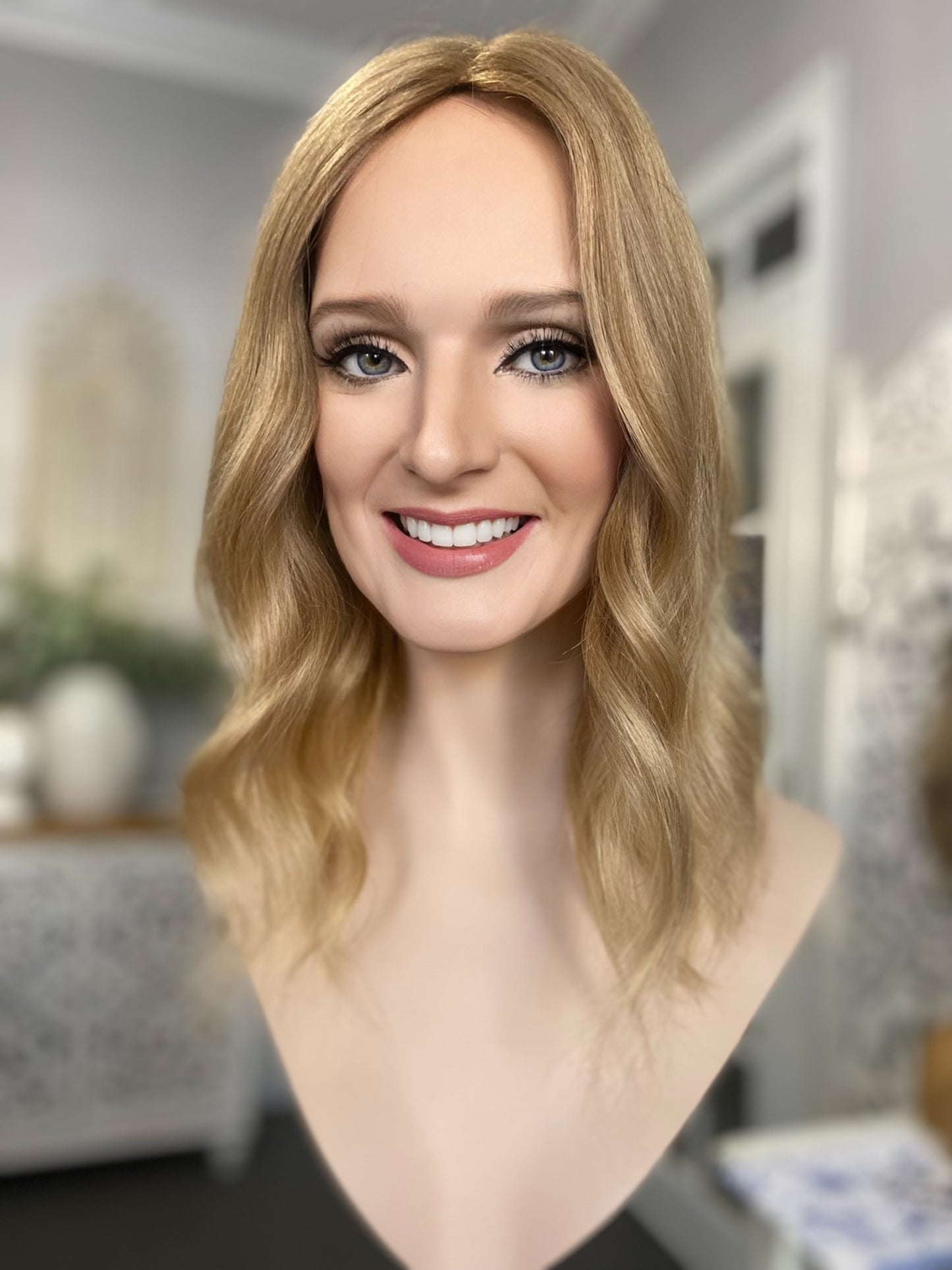 Topper- Virgin European Light Blonde, 8x8 - 15-17”