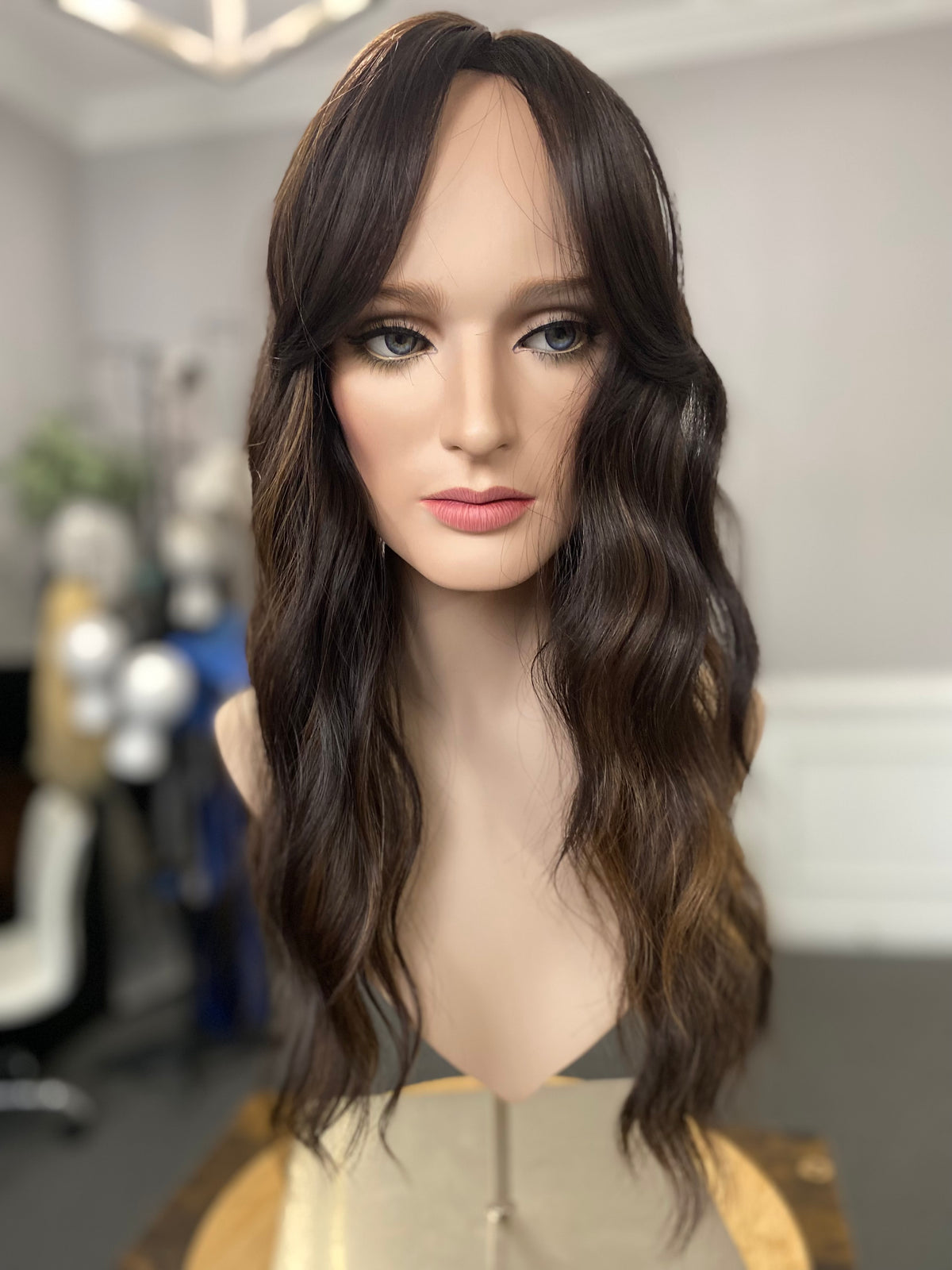 *Ready to Ship* Synthetic Miranda with Highlights, 7x7, 16-21