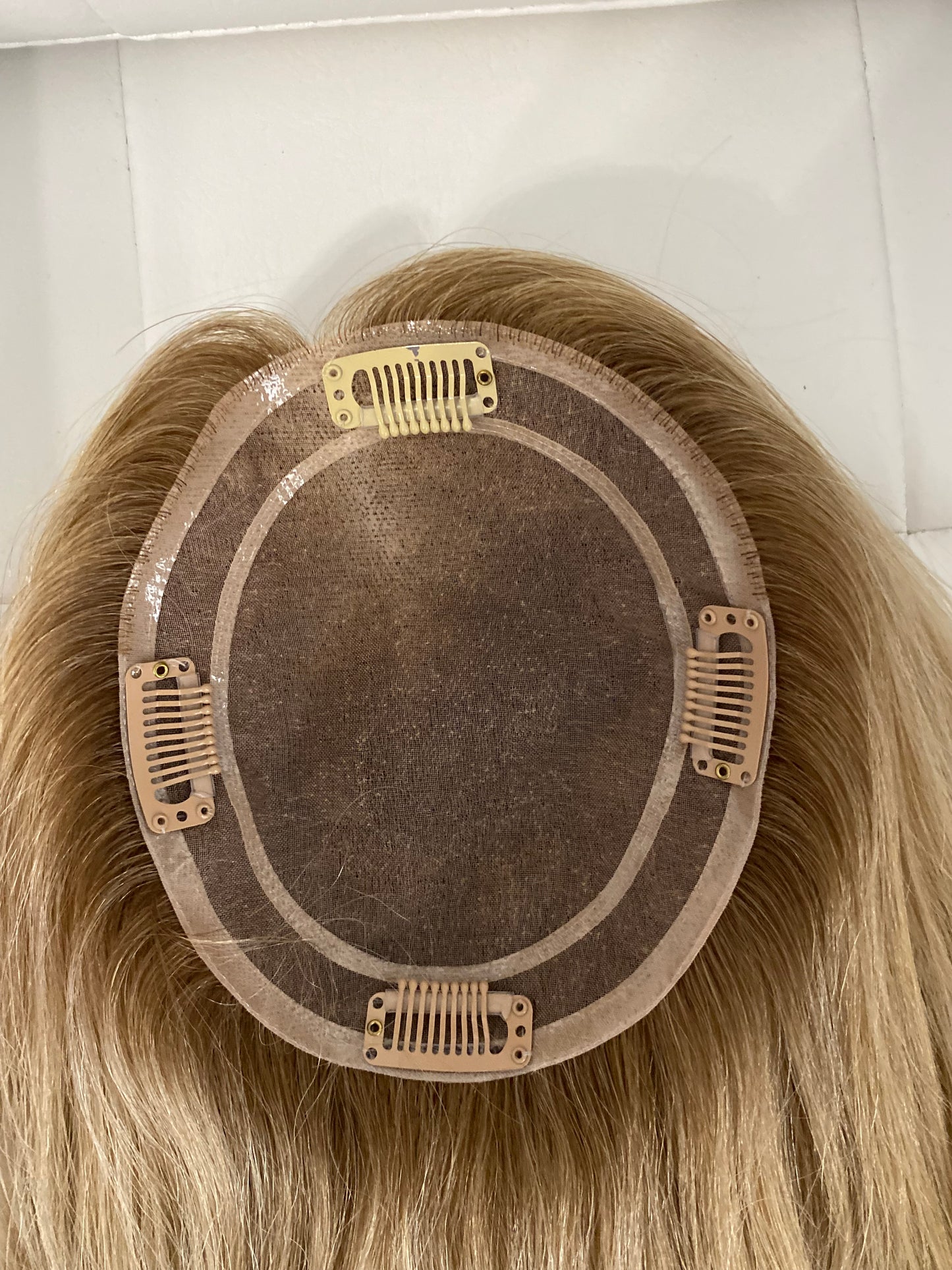 Mono Topper- Light warm blond 5x6, 17-19”