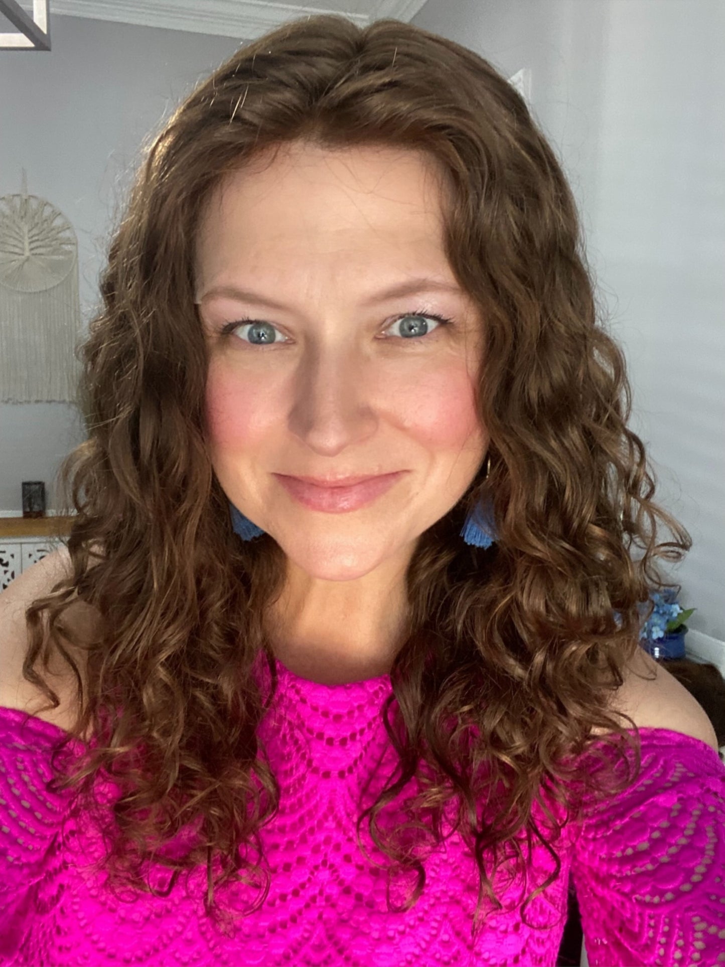 Full Wig- Naturally Curly Medium Brown 13-20”