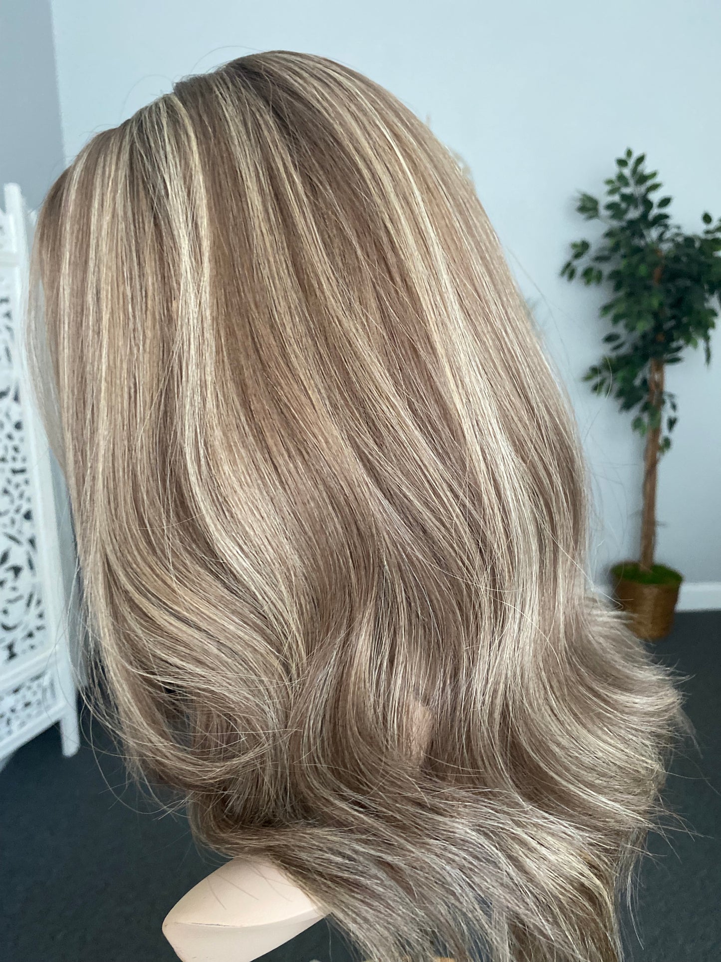 Pre order- available May 1st -Topper - 8x8, 17-19” Ashy dark blond