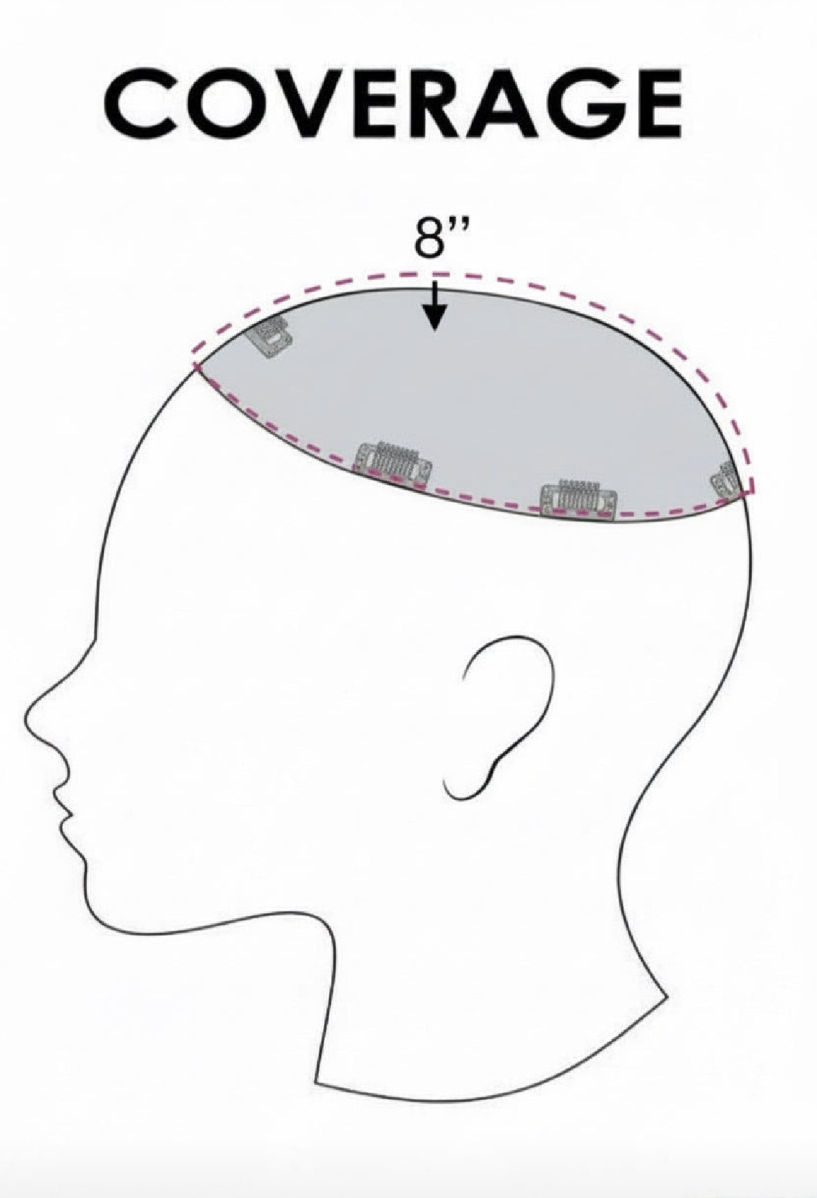 Topper- Bruna, 8x8, 20-22”