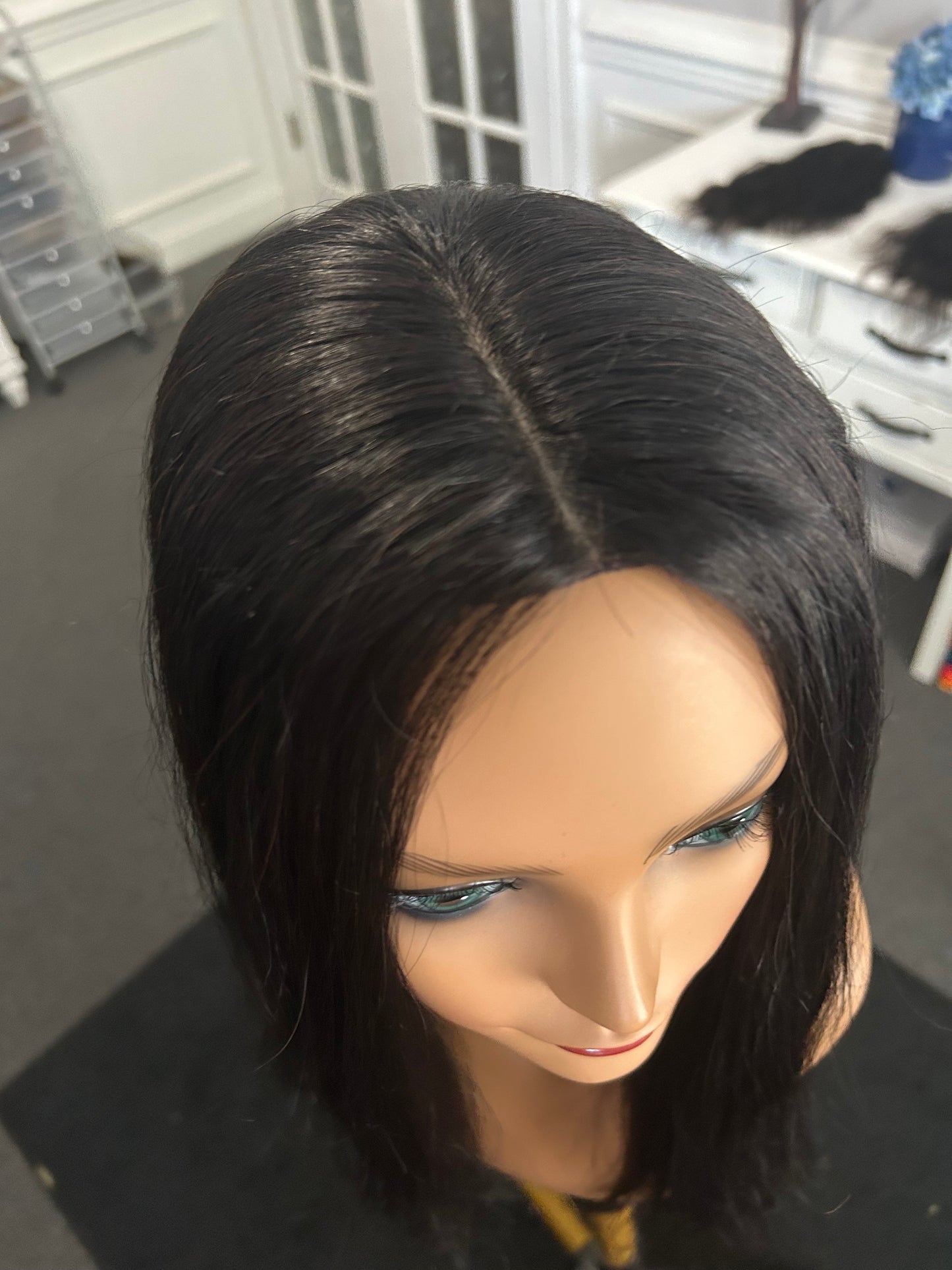 Sample topper/natural Black- 5x6, 18”