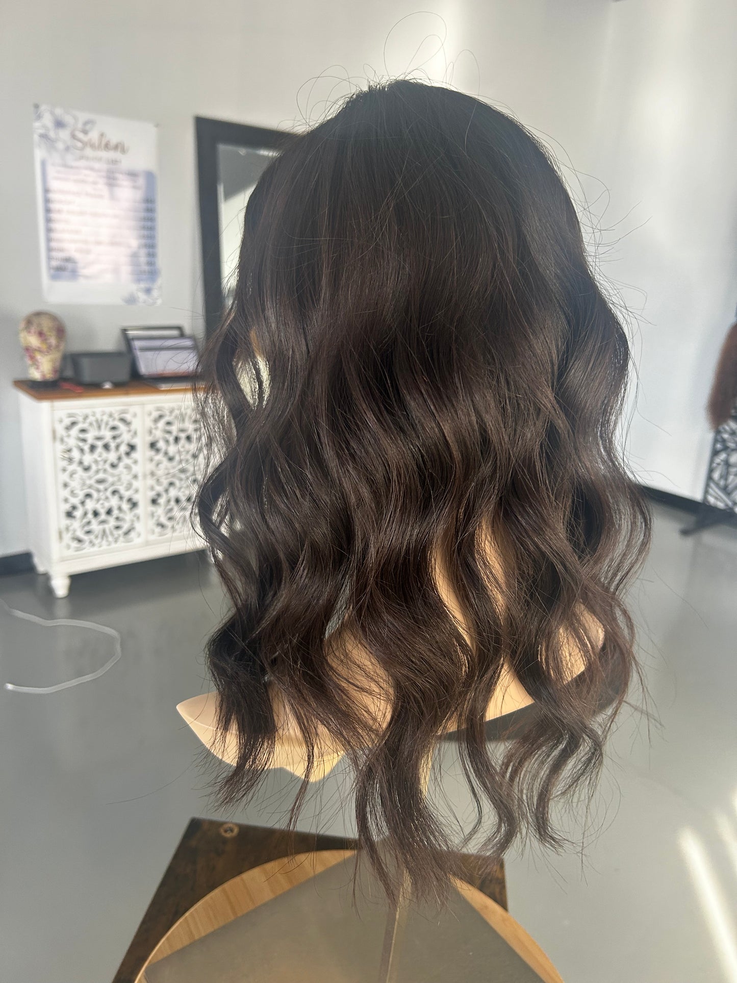 Natural black, Natural Virgin Hair. Human Hair Topper