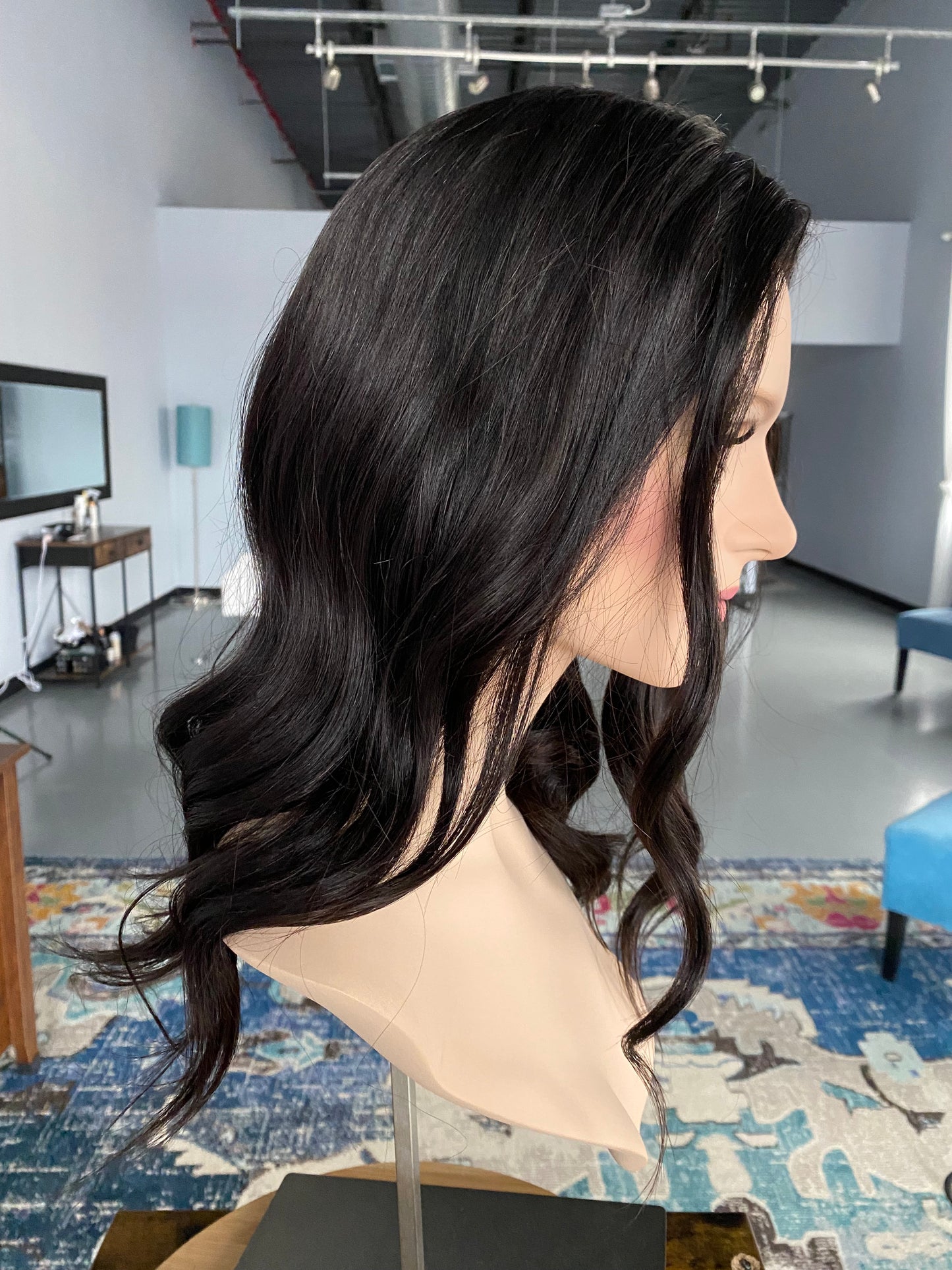 Topper- Natural Black- 16-18"