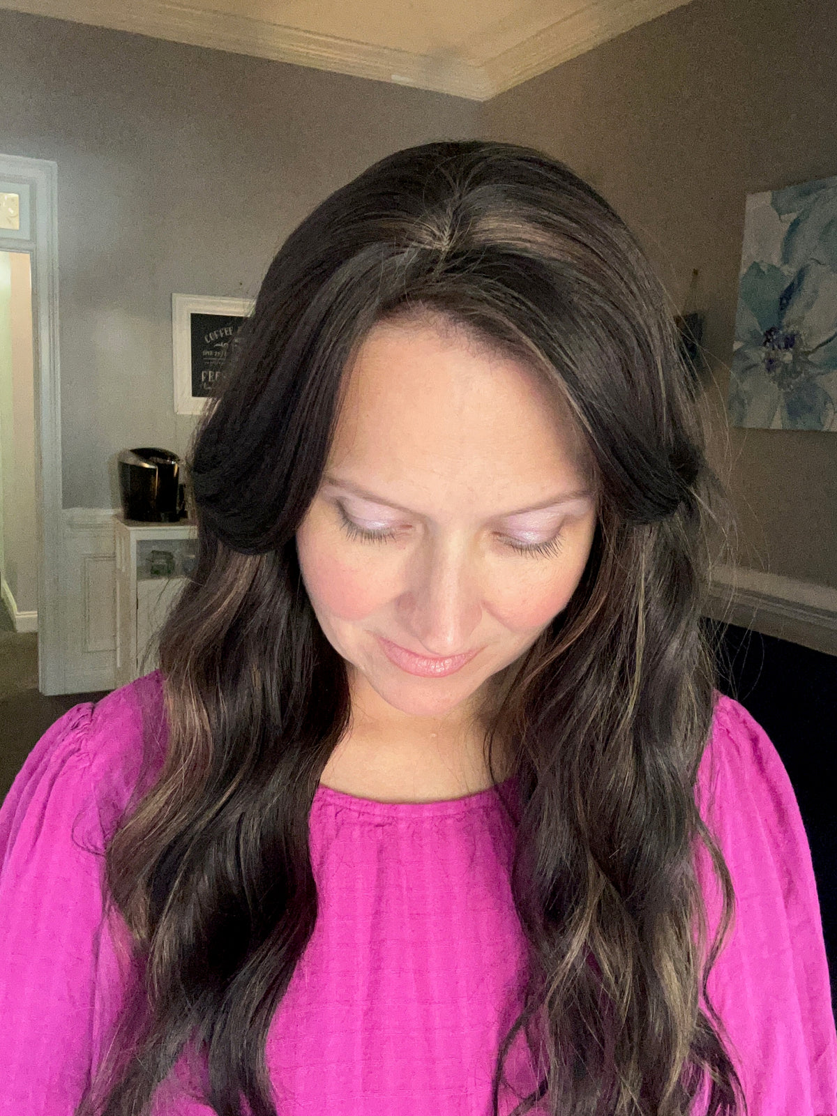 *Ready to Ship* Synthetic Miranda with Highlights, 7x7, 16-21