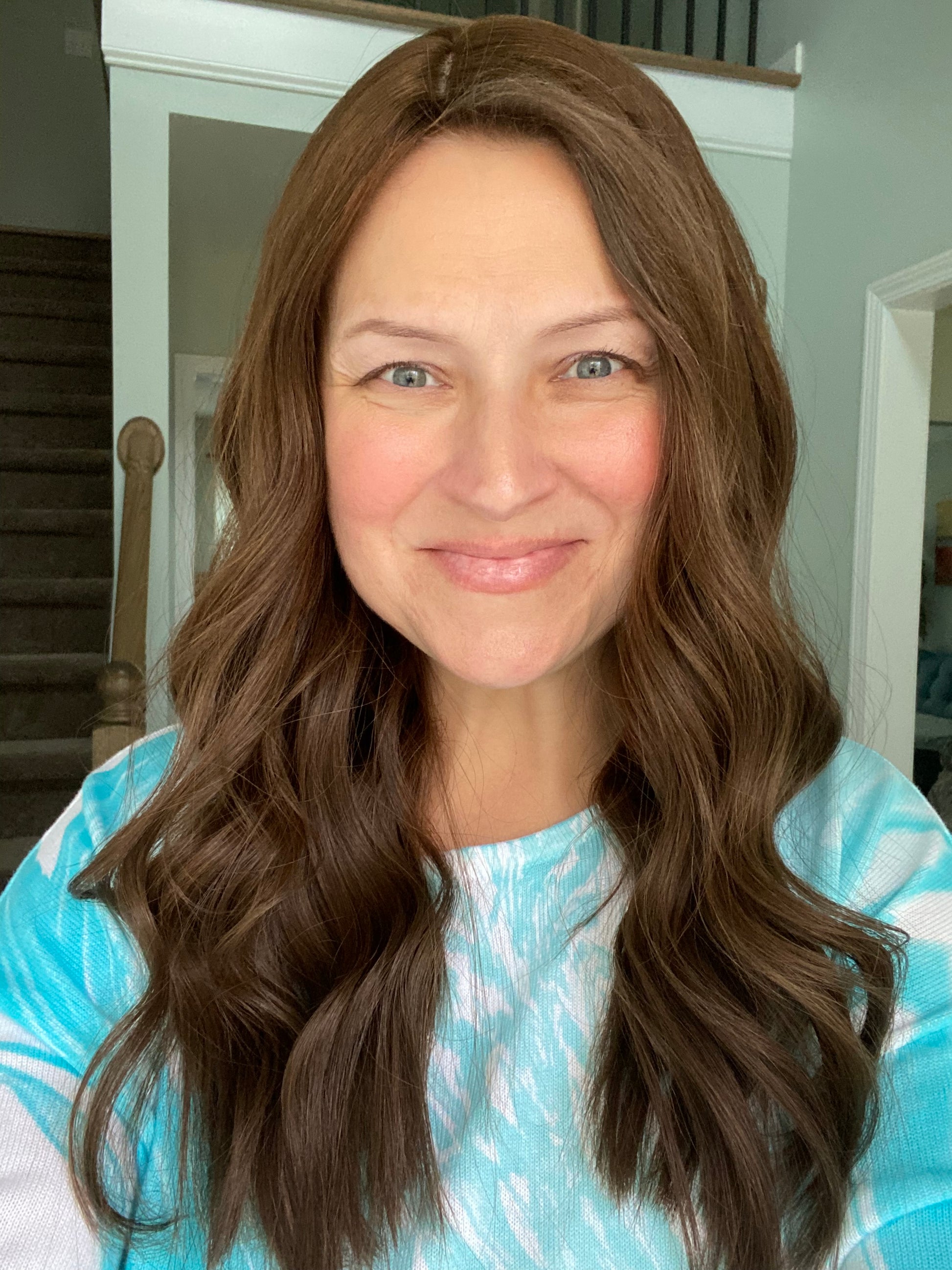 Neutral medium brown approx. level 4 Human Hair Topper