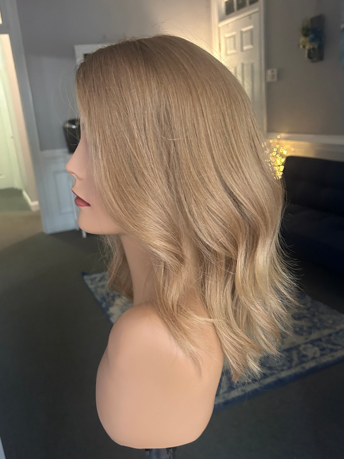 Topper- Strawberry Blonde, Virgin European Level 7,  14-17” Ready to ship