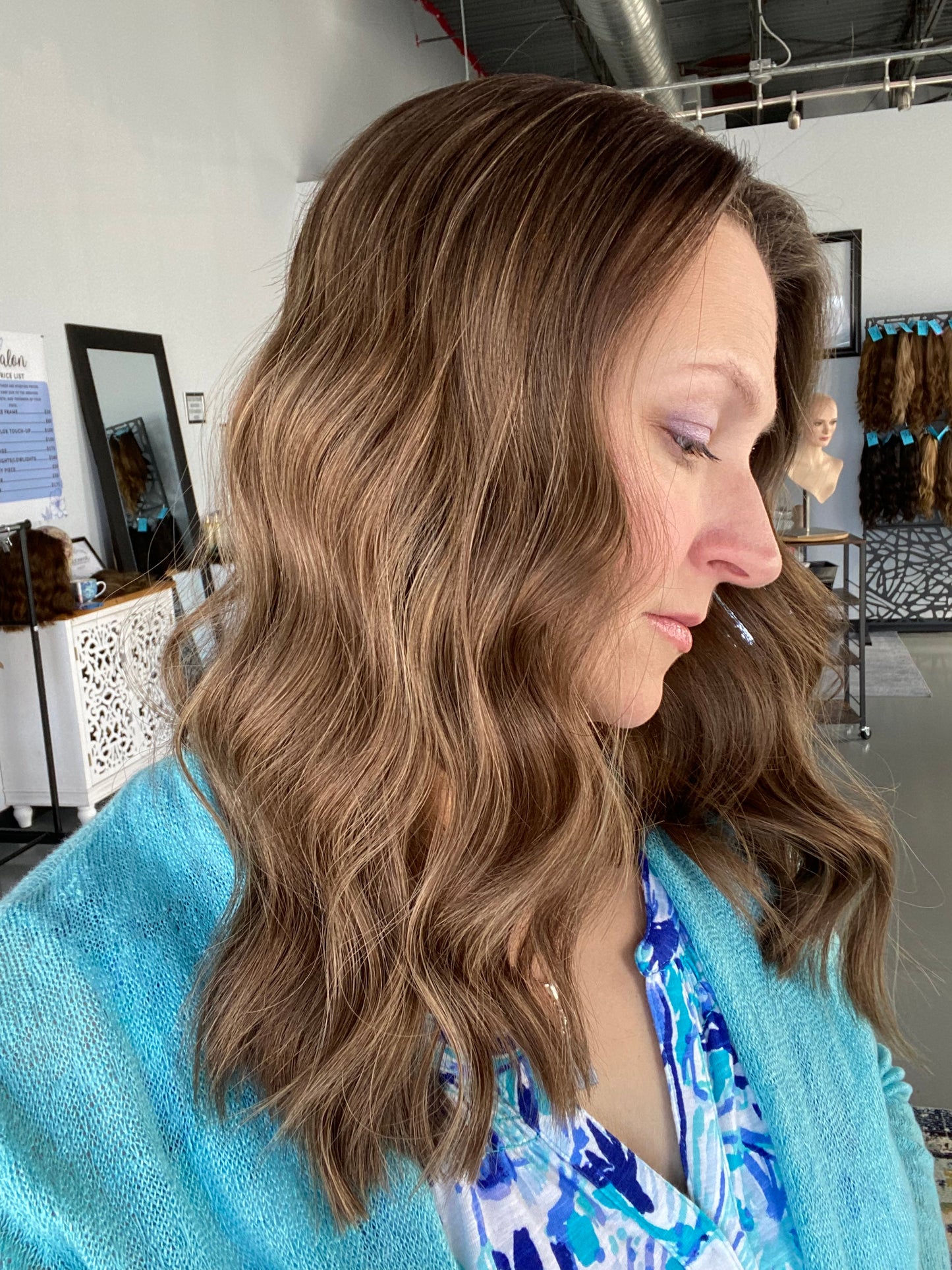 Lace Top Topper - Heather- 16”