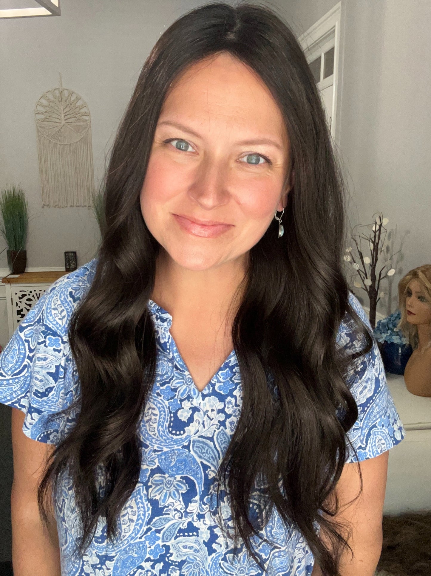 Topper - Sample -Natural Black, 9x9 22-24”