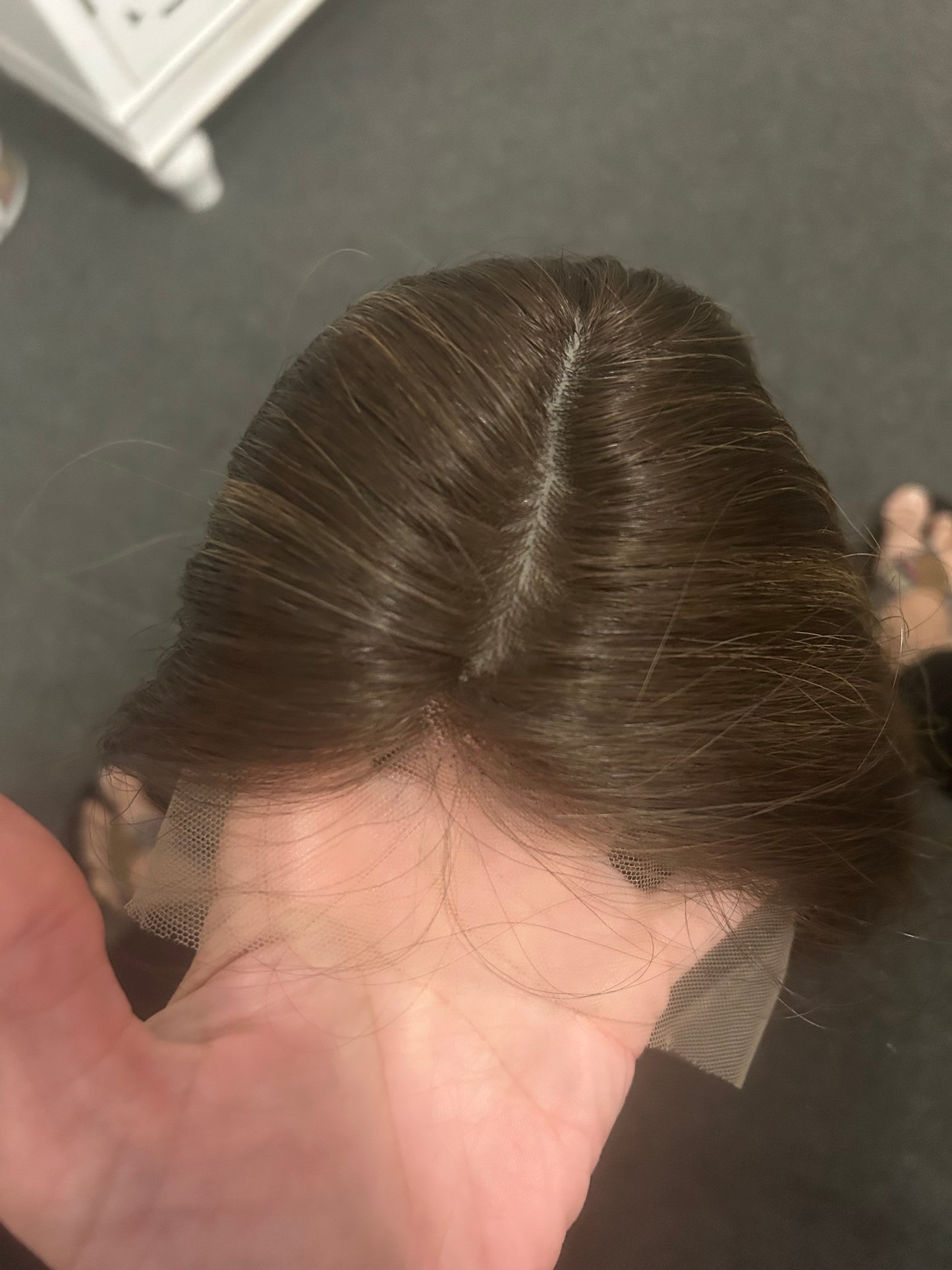 Ready to ship. Full Wig- Heather- 24”
