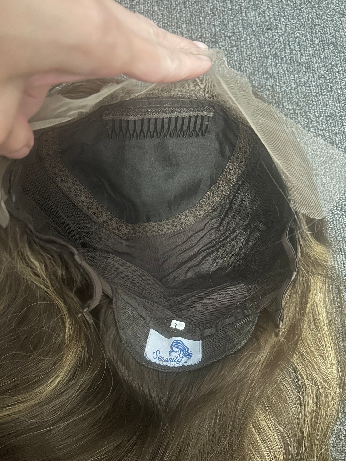 Ready to ship. Full Wig- Heather- 24”
