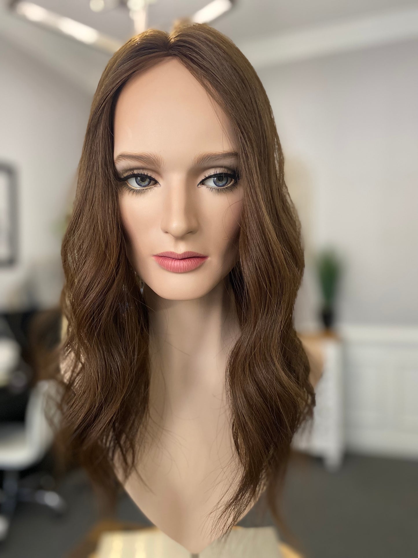 Mono Topper- Dark/medium brown 5x6, 17-19”