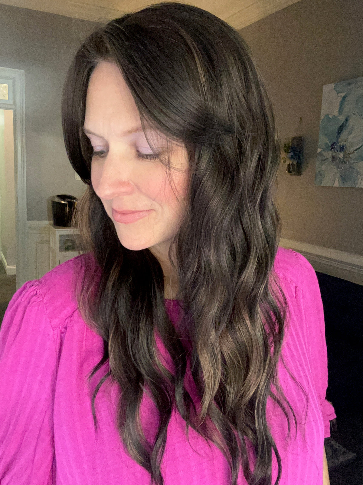 *Ready to Ship* Synthetic Miranda with Highlights, 7x7, 16-21