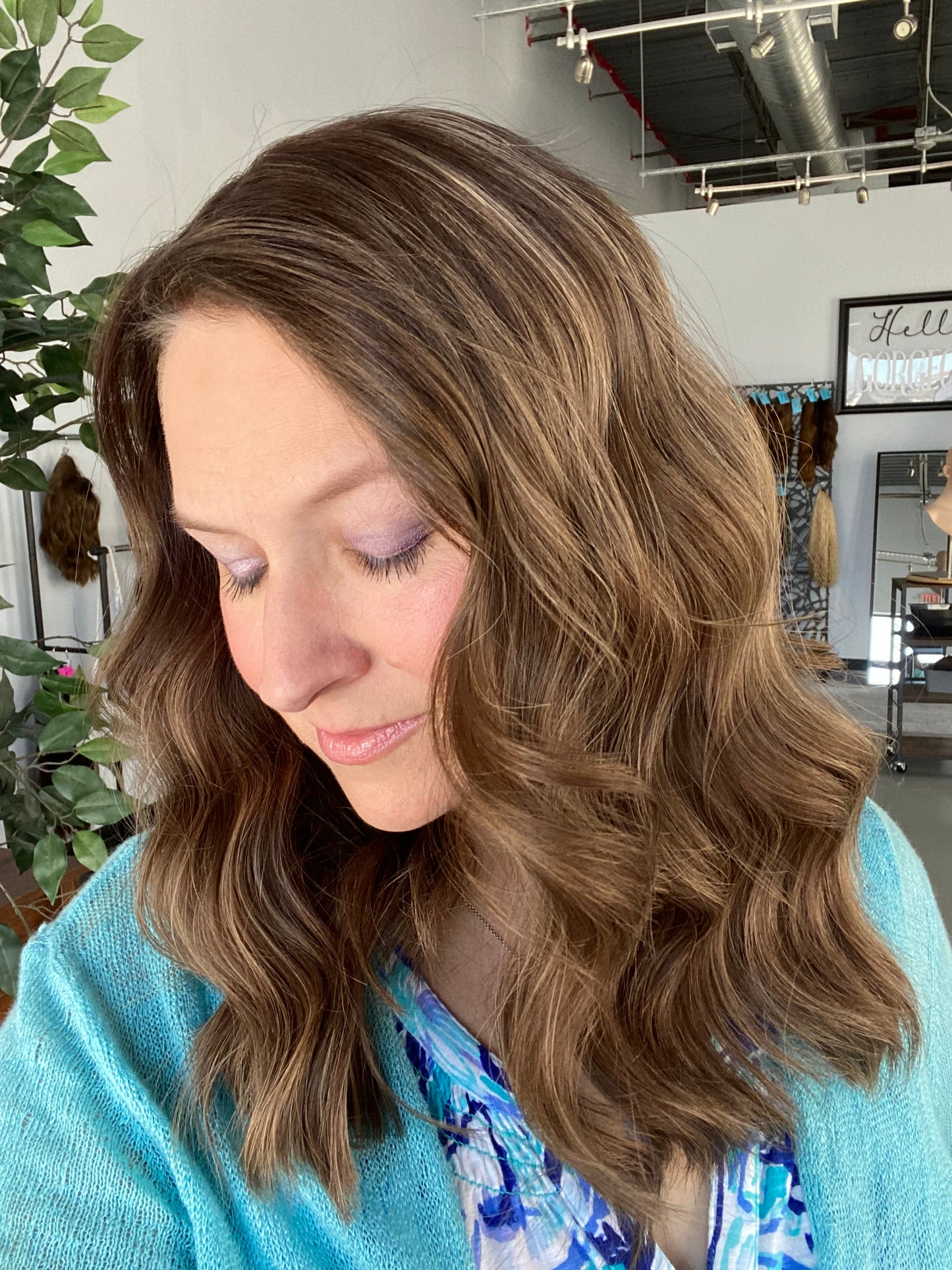 Lace Top Topper - Heather- 16”