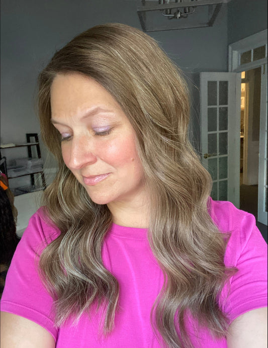 Closed Lace Topper - Maria- Neutral Bronde -22”