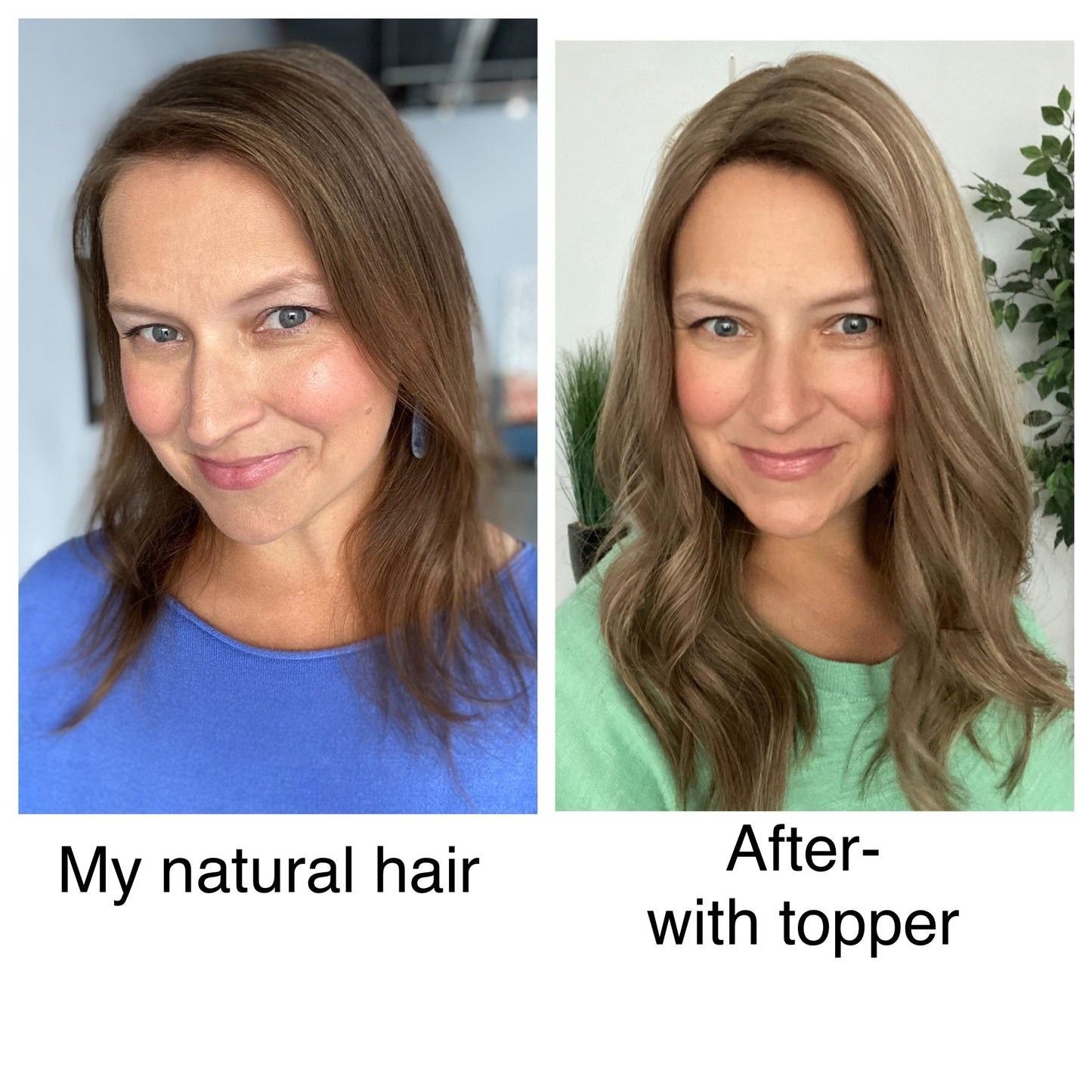 Lace Top Topper - Maria- Neutral Bronde 18”