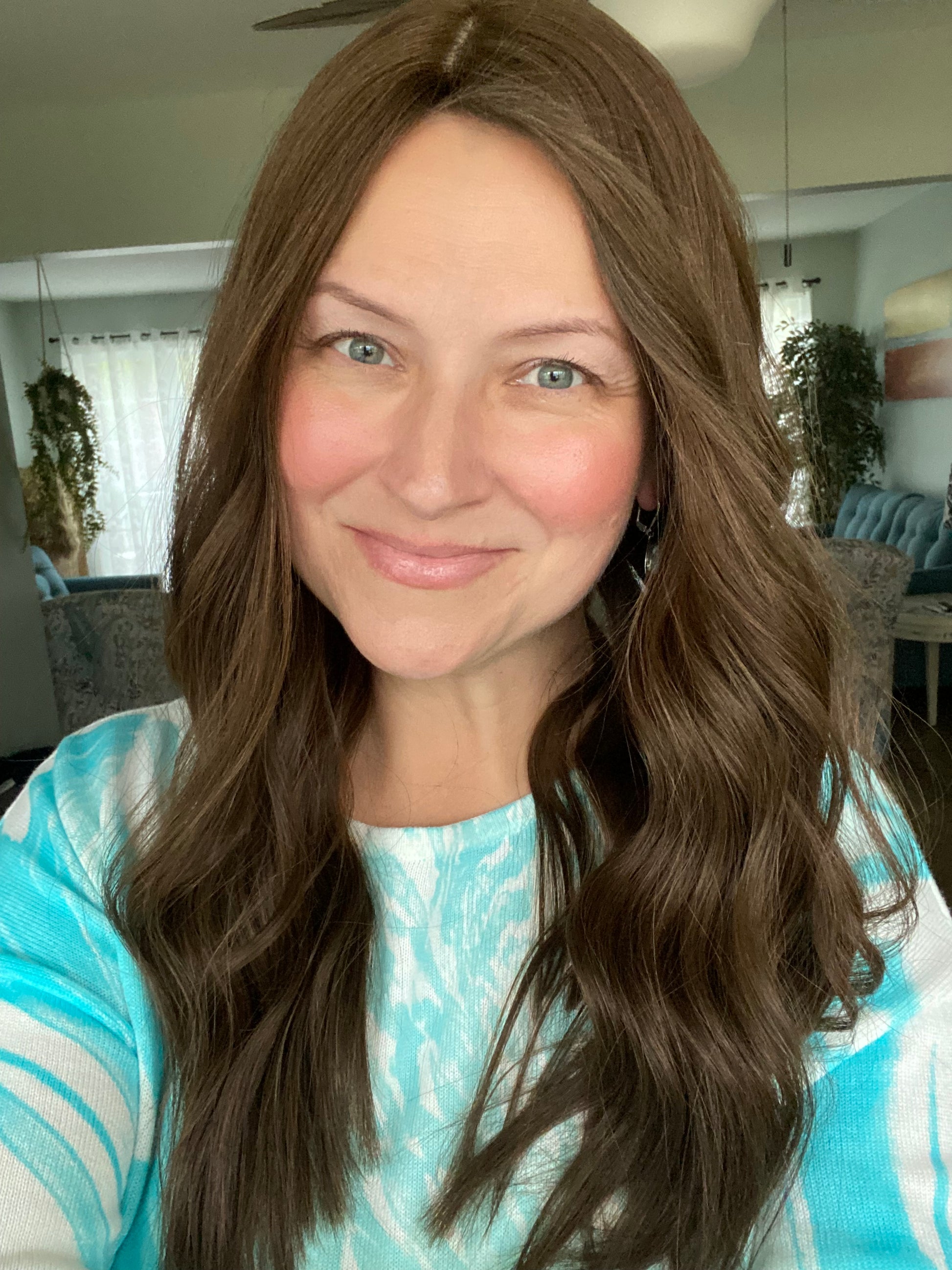 Neutral medium brown approx. level 4 Human Hair Topper
