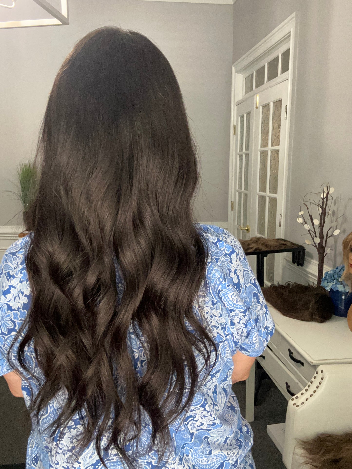 Topper - Sample -Natural Black, 9x9 22-24”