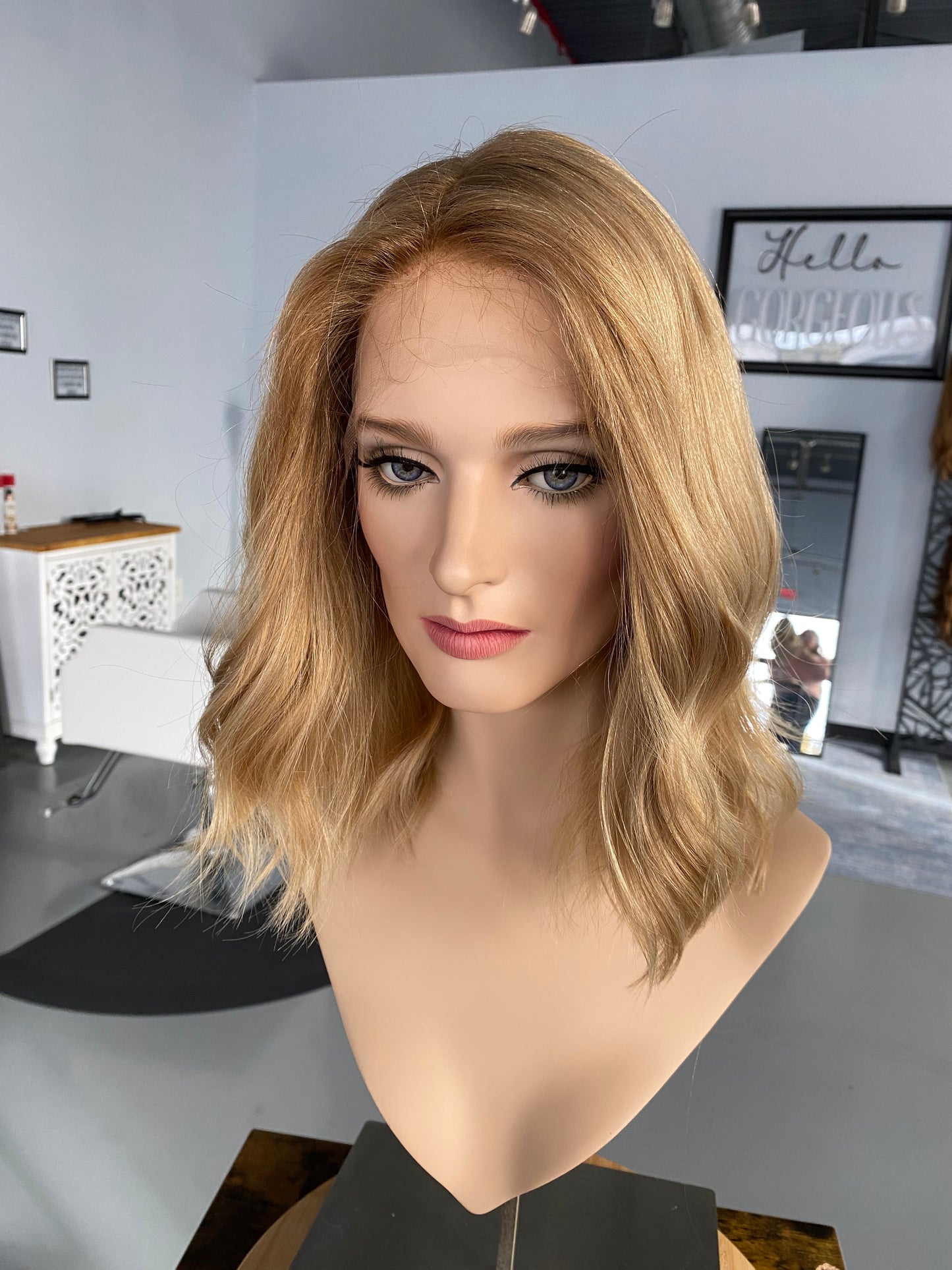 Full Wig- True European Neutral / Golden - Small/Medium Cap, 10-13”