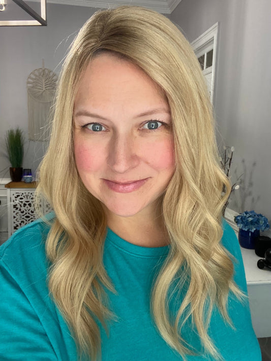 Mono Topper- Light warm blond 5x6, 17-19”