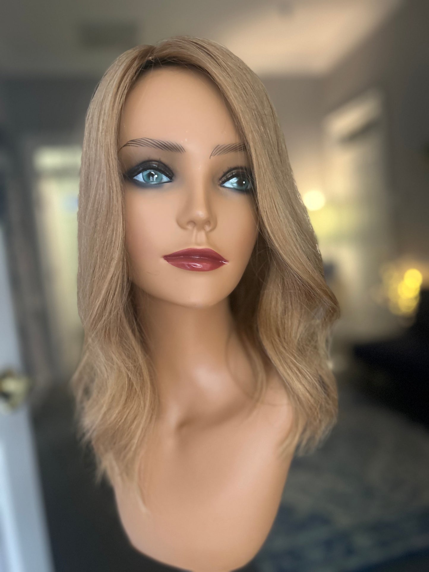 Topper- Strawberry Blonde, Virgin European Level 7,  14-17” Ready to ship