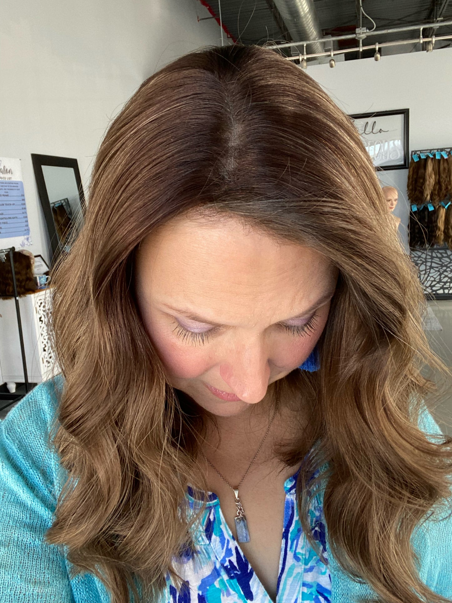 Lace Top Topper - Heather- 16”