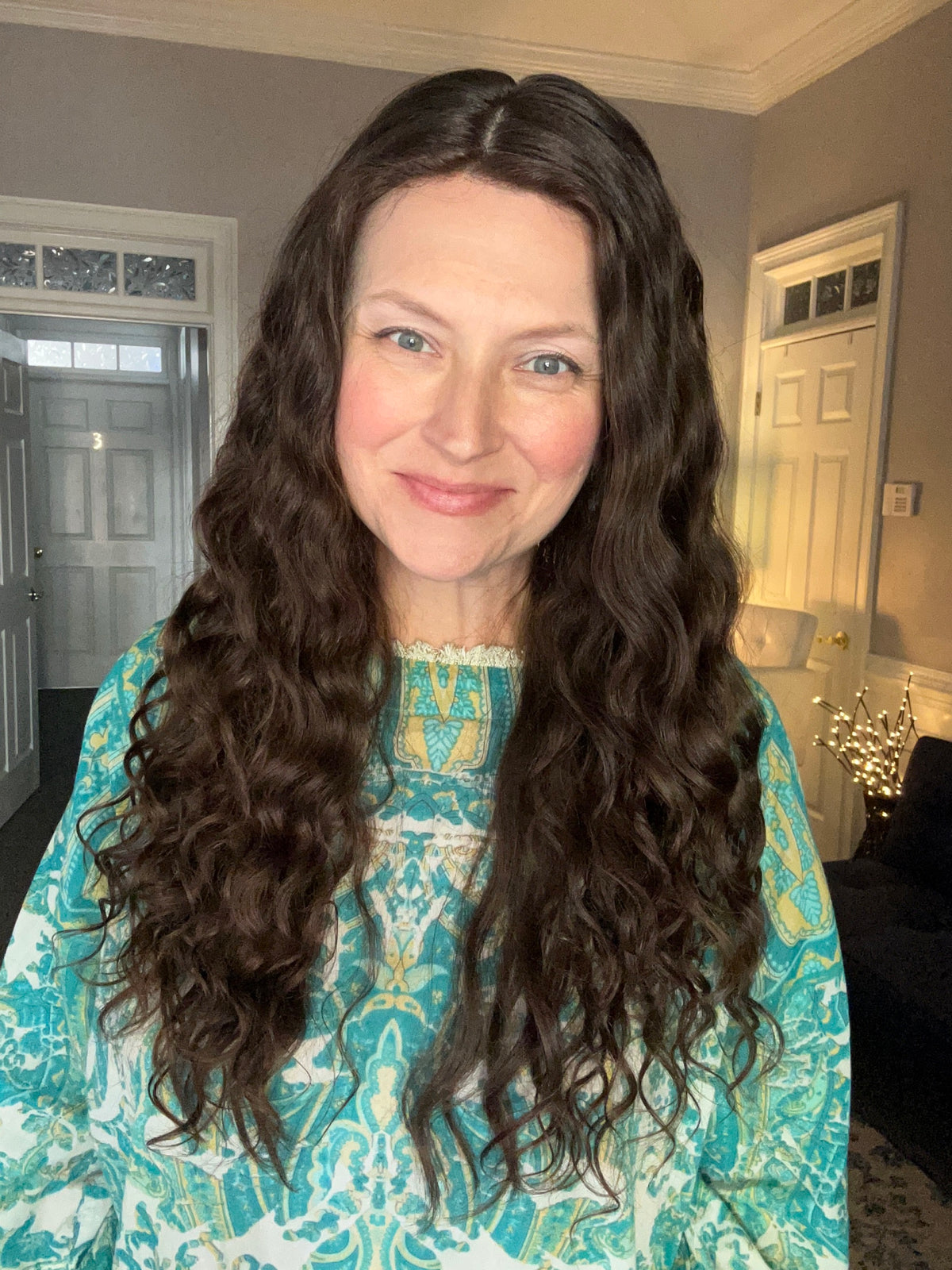 *Ready to Ship* Full Wig - Silk top Lace Front Dark brown 22-25”