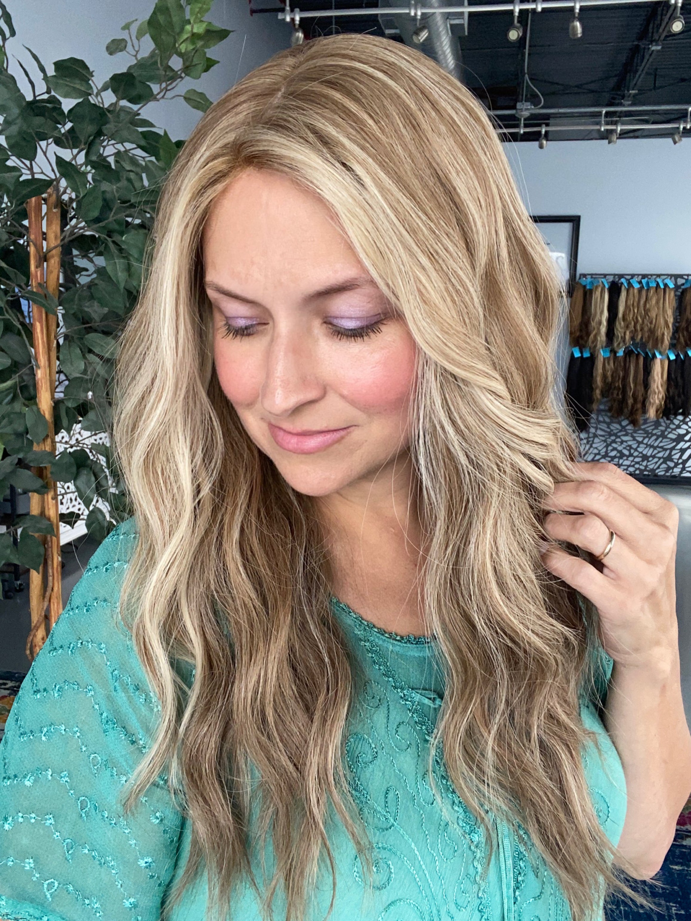 Full Wig - Highlighted Sandy Blonde, Small/Medium Cap, 16-24