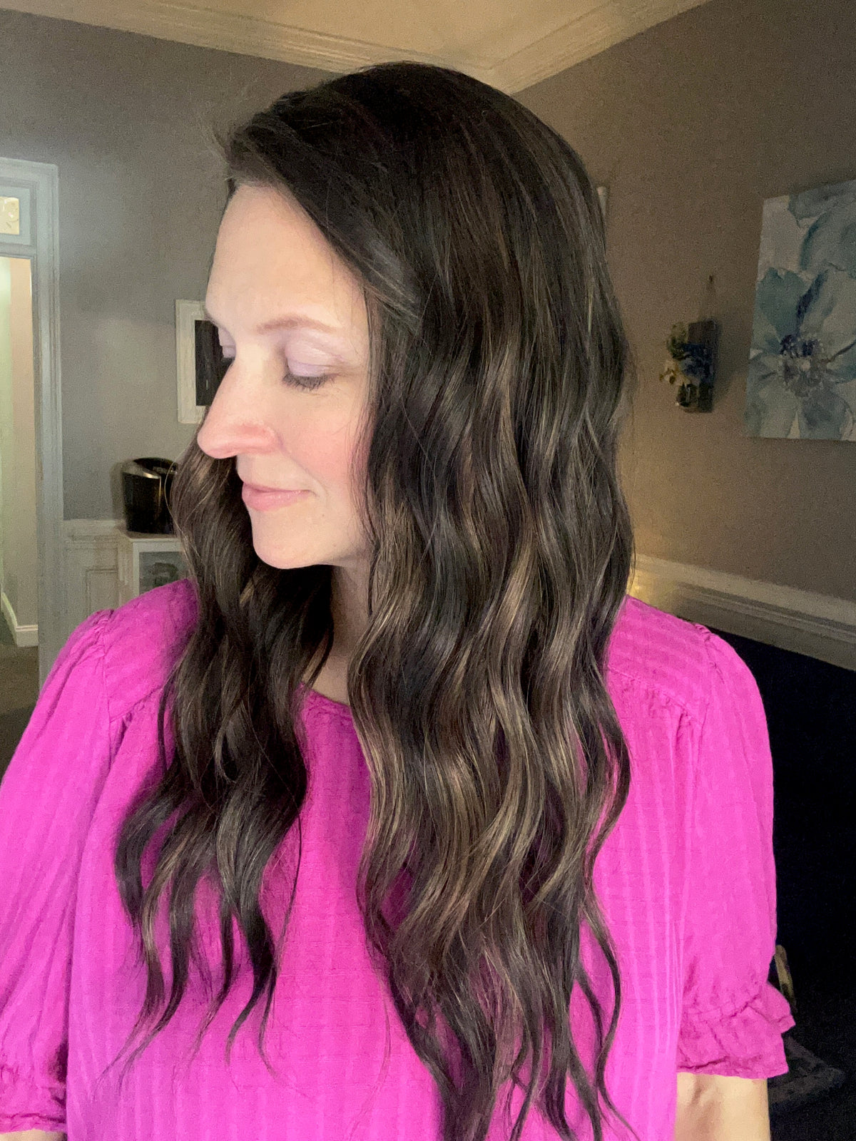*Ready to Ship* Synthetic Miranda with Highlights, 7x7, 16-21