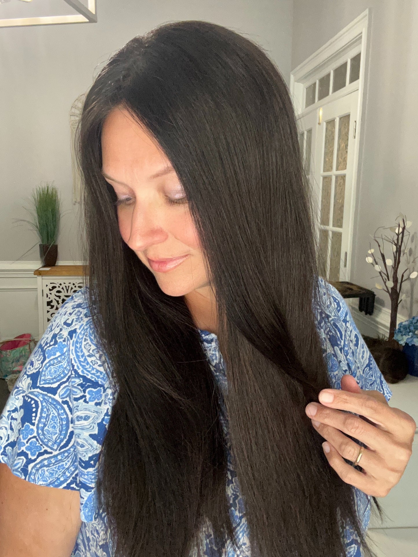 Topper - Sample -Natural Black, 9x9 22-24”