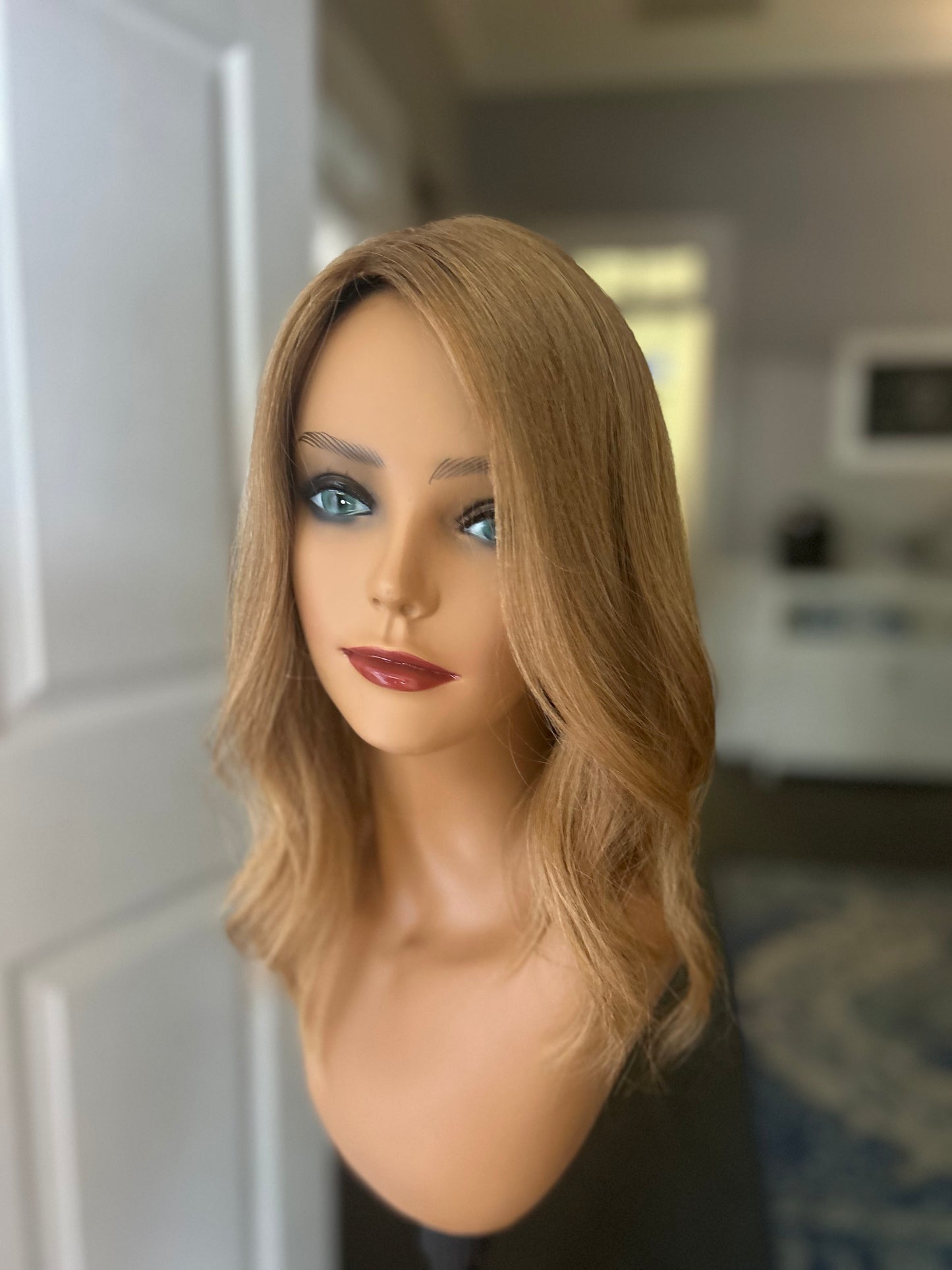 Topper- Strawberry Blonde, Virgin European Level 7,  14-17” Ready to ship