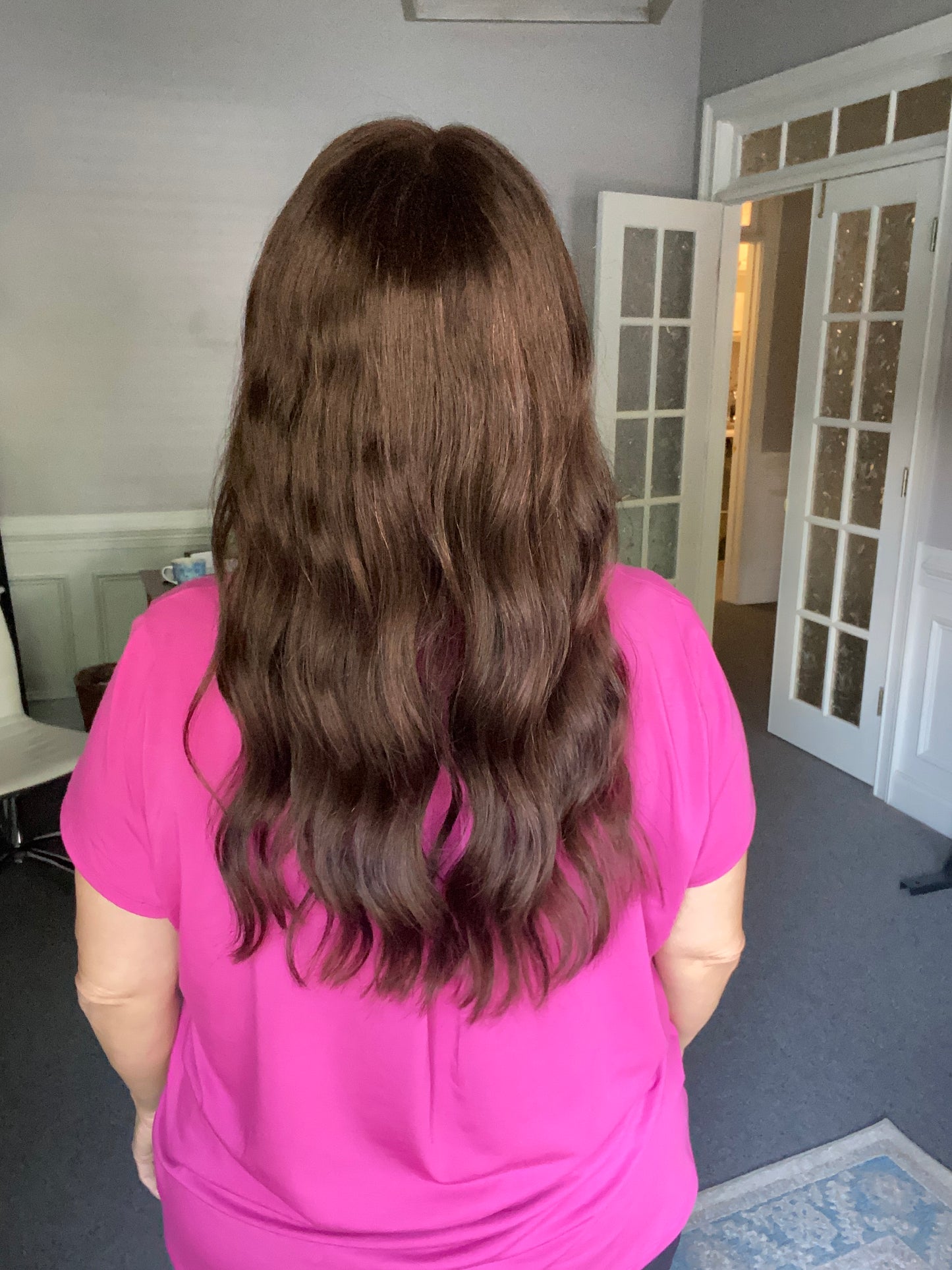 Closed Lace Topper -Dark brown-22”