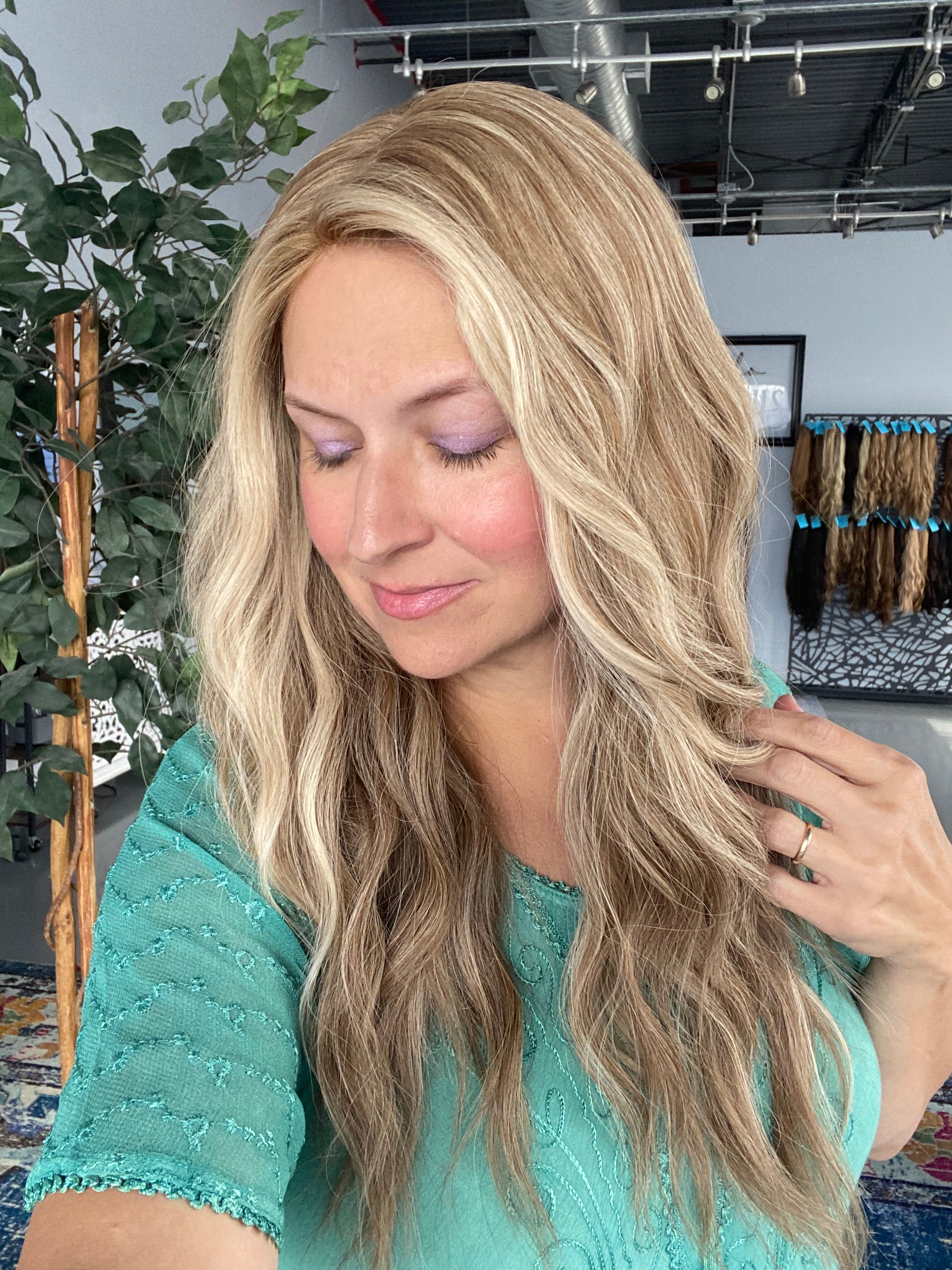 Full Wig - Highlighted Sandy Blonde, Small/Medium Cap, 16-24
