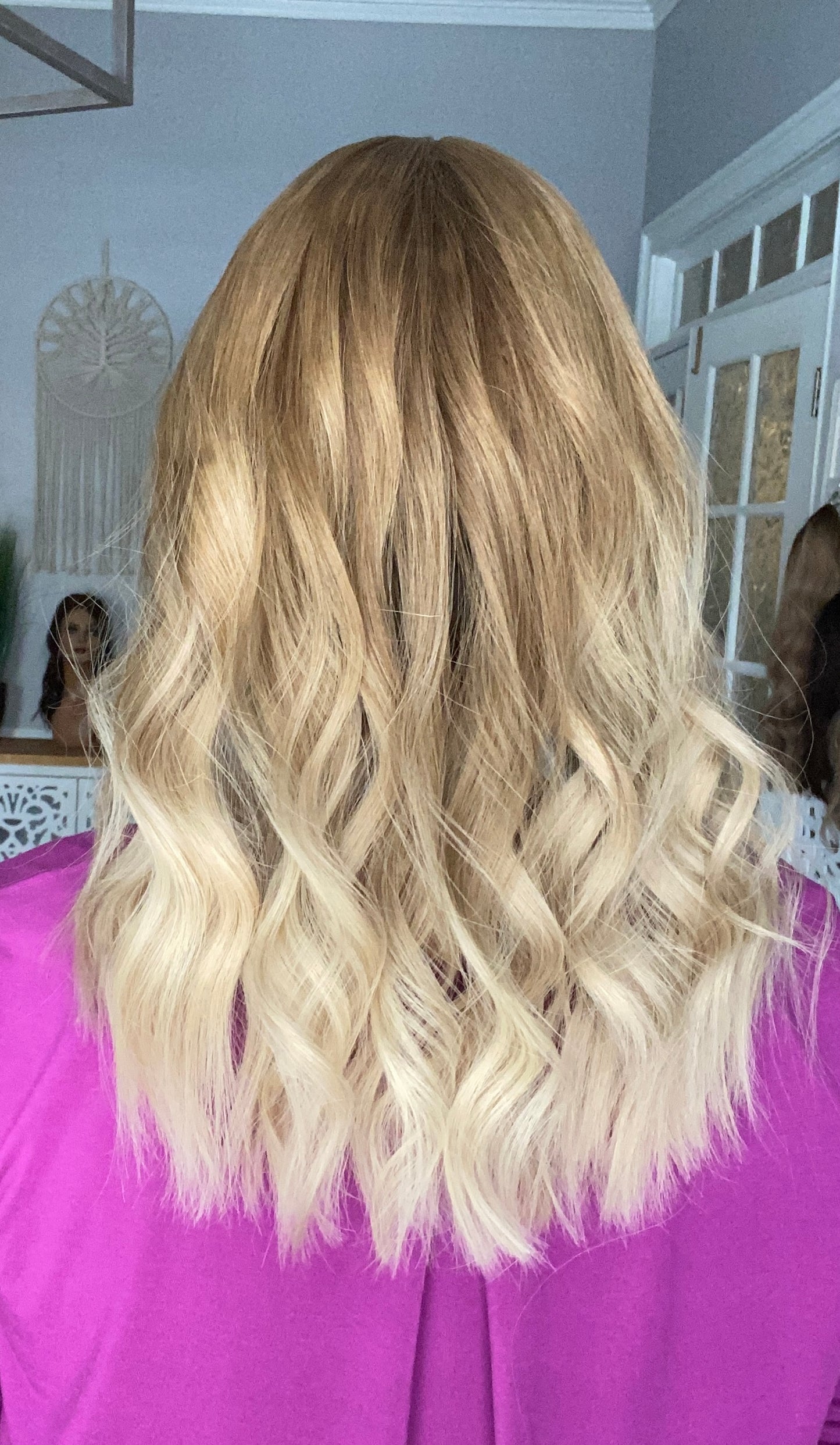 Topper, 8x8, 18” Blond ombré