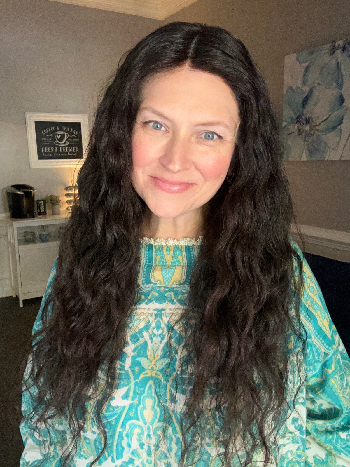 *Ready to Ship* Full Wig - Silk top Lace Front Natural Black 23-25”