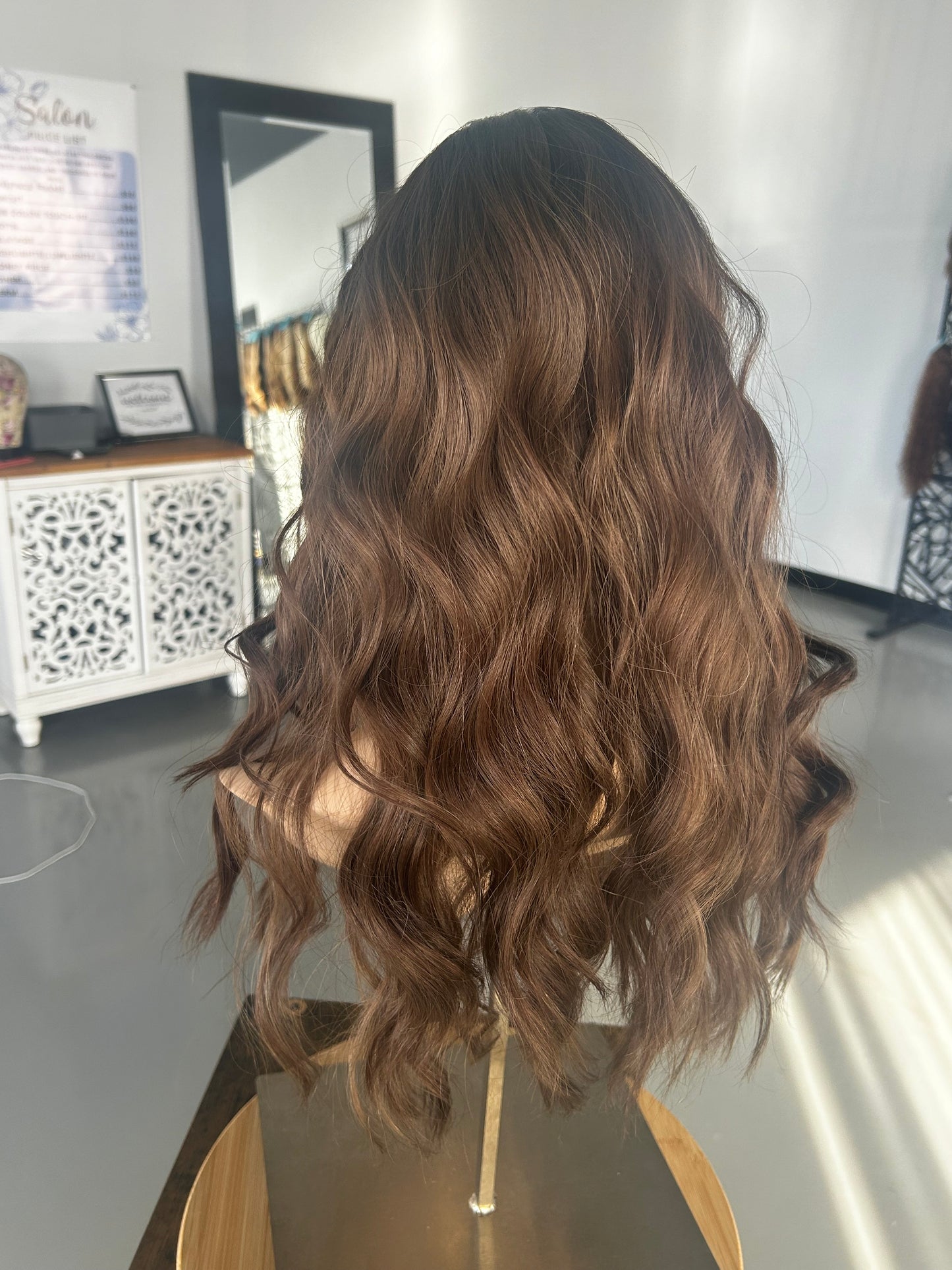 Lace Top Topper - Dove, 19”